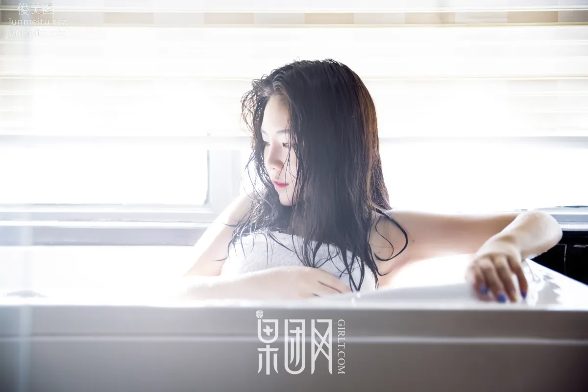 [GIRLT果團網]投稿作品 2017.07.31 TG028 清純佳人 浴室靜卧 32