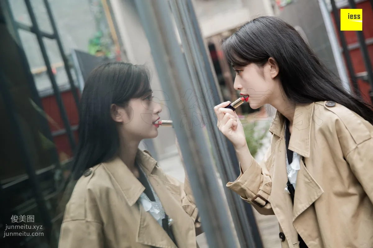 [IESS異思趣向] 2018.12.21 絲享家386：《氣質風衣小紅高》姗姗 [90P] 8