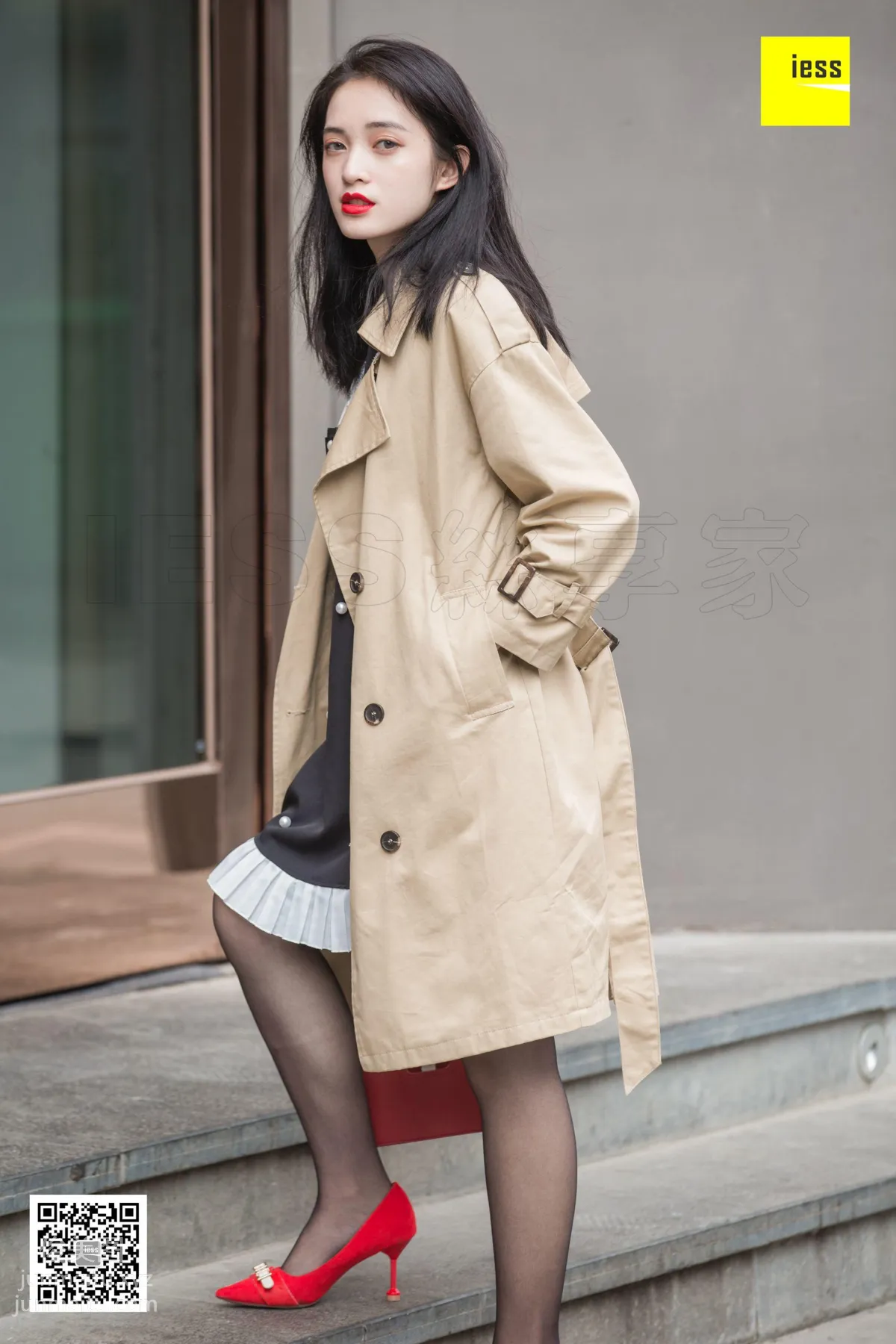 [IESS異思趣向] 2018.12.21 絲享家386：《氣質風衣小紅高》姗姗 [90P] 37