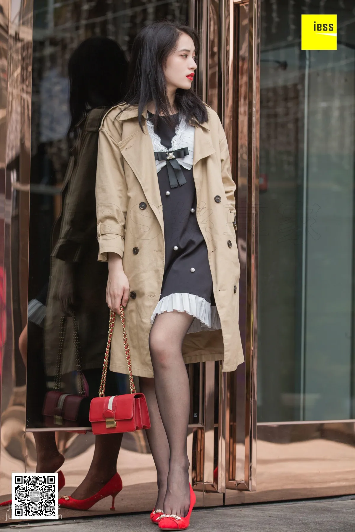 [IESS異思趣向] 2018.12.21 絲享家386：《氣質風衣小紅高》姗姗 [90P] 71