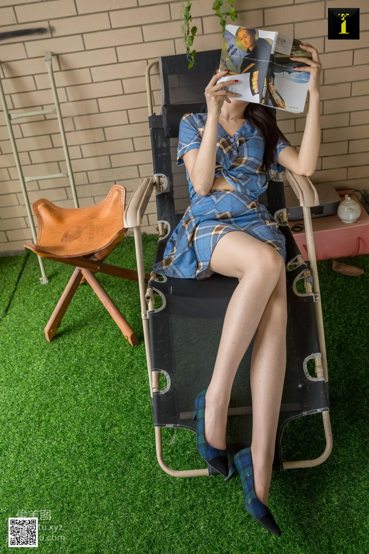 [IESS異思趣向]2019.05.09 絲享家481：甜甜的綠格子高跟 70