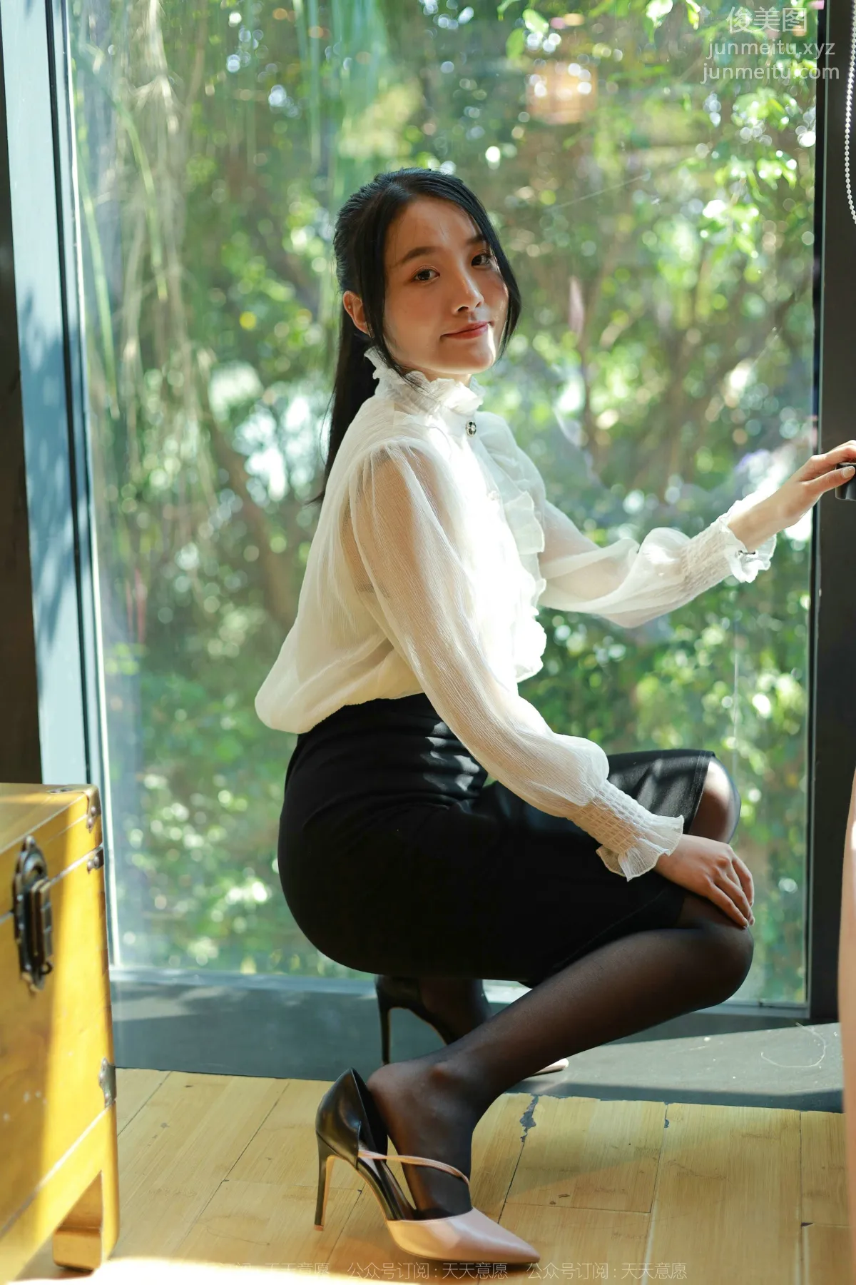 [IESS異思趣向] 2022.03.02 絲享家1017：婉萍《黑絲咖啡》[90P] 14