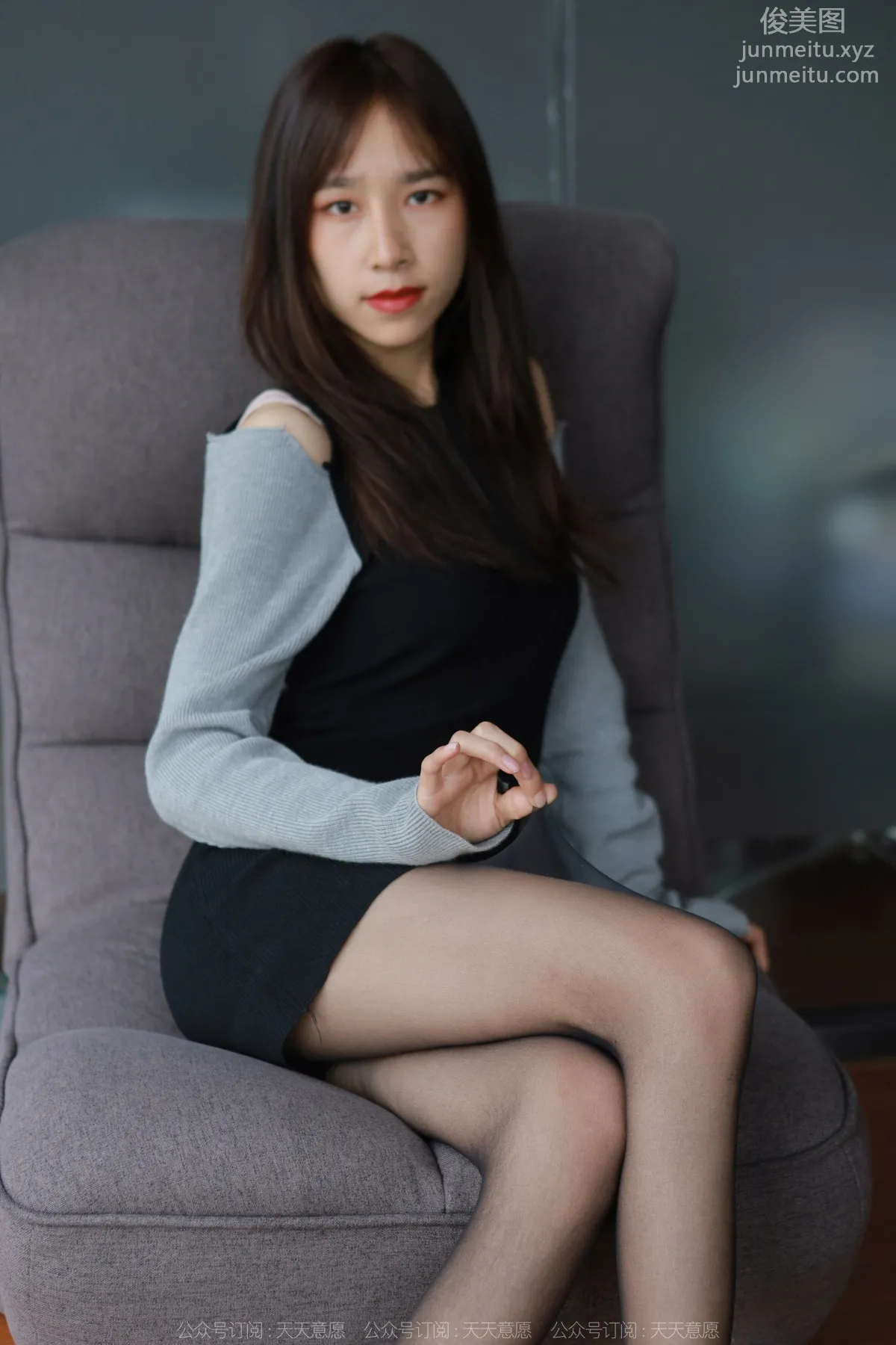 [IESS異思趣向]2022.03.26 絲享家1040：美子《沙發上的黑絲》[97P] 46
