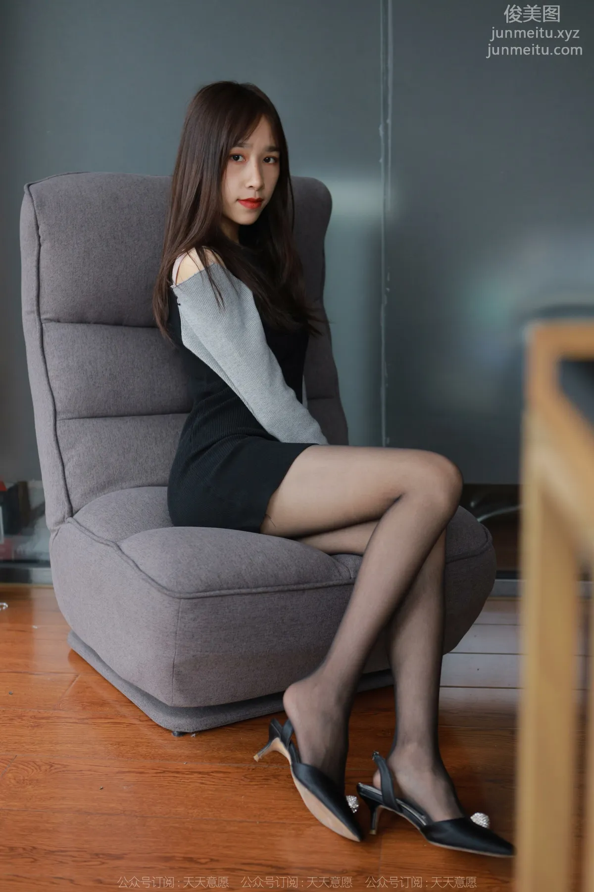 [IESS異思趣向]2022.03.26 絲享家1040：美子《沙發上的黑絲》[97P] 50