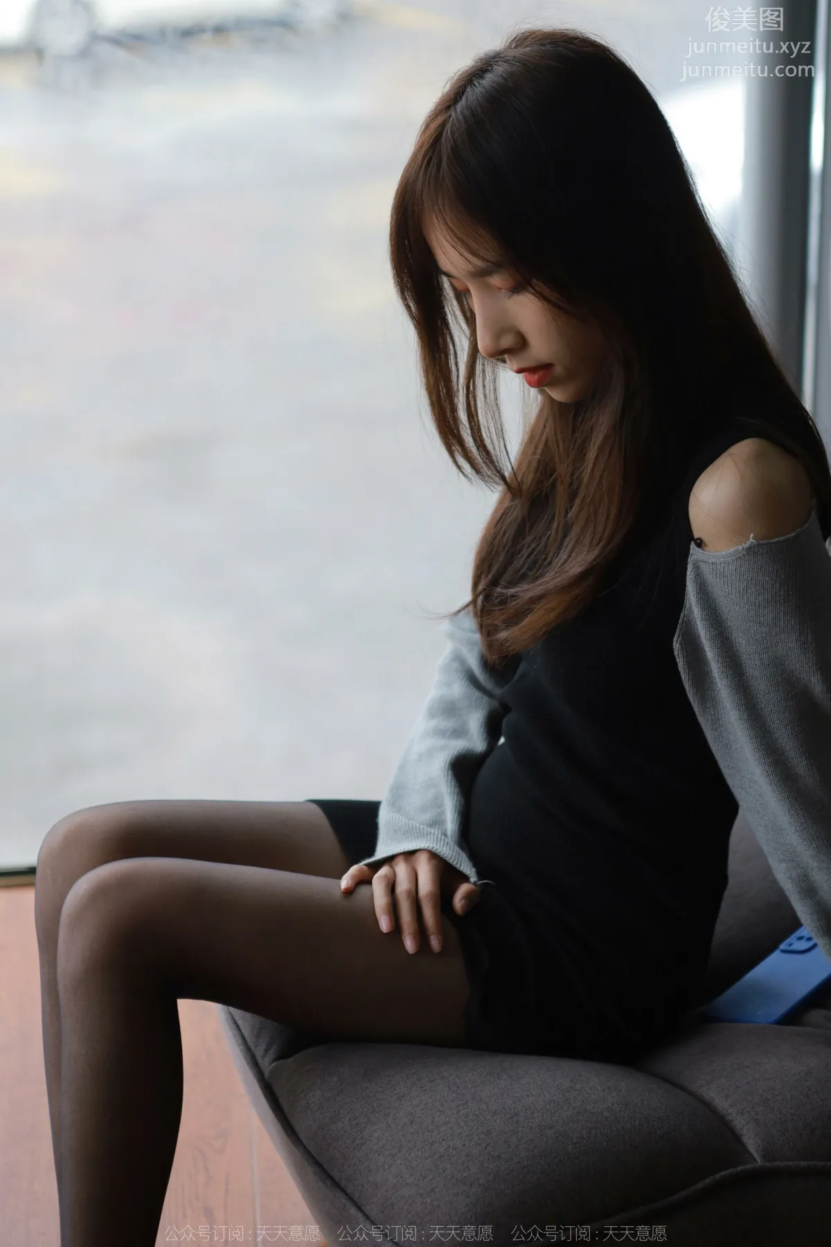 [IESS異思趣向]2022.03.26 絲享家1040：美子《沙發上的黑絲》[97P] 52