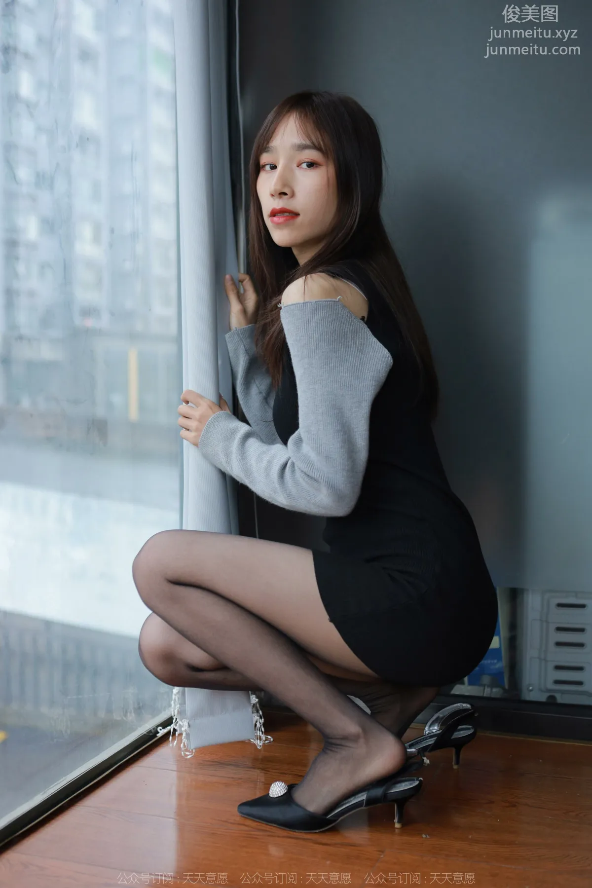 [IESS異思趣向]2022.03.26 絲享家1040：美子《沙發上的黑絲》[97P] 75