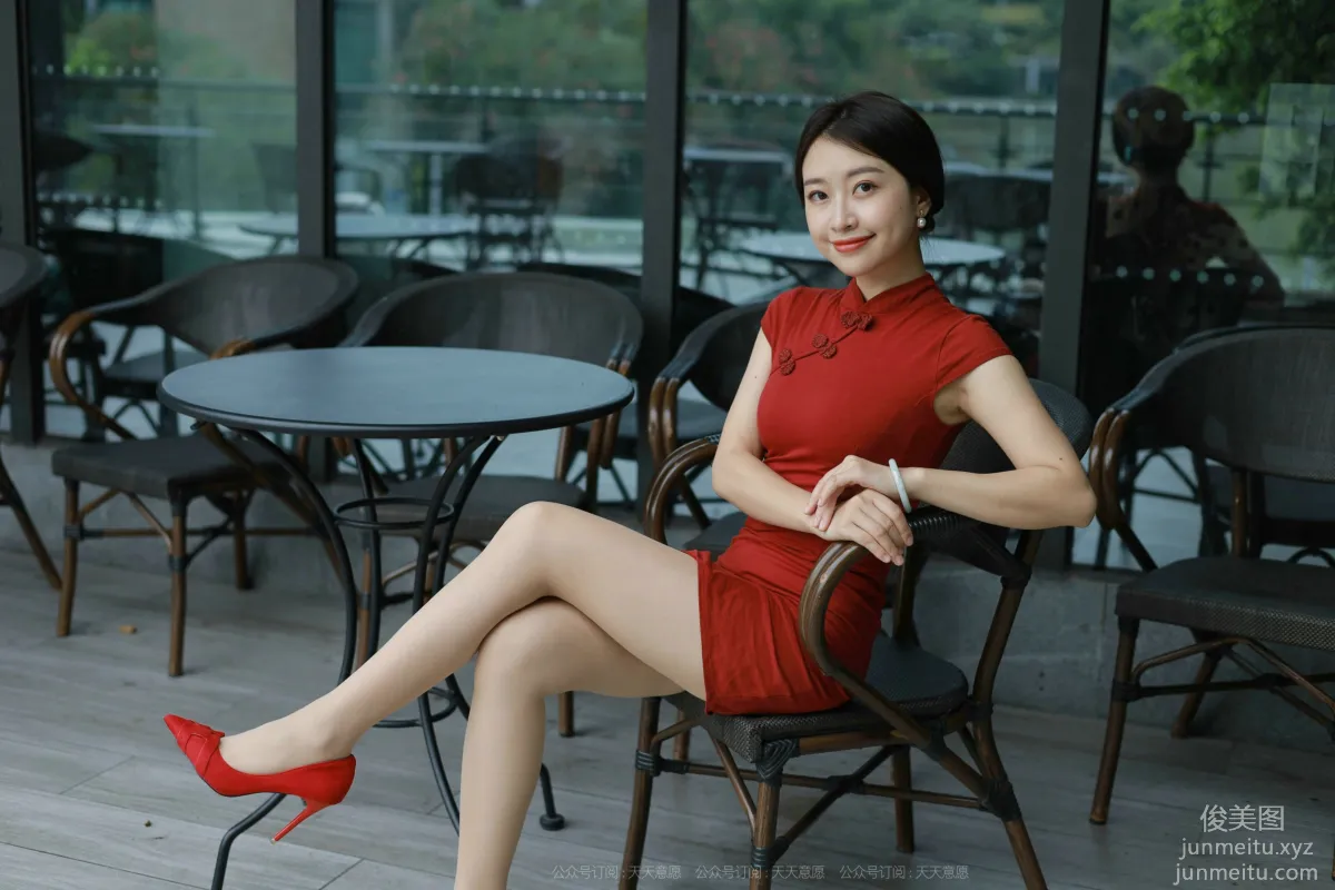 [IESS異思趣向] 2021.10.15 絲享家948：小婕《紅色旗袍》[90P] 87