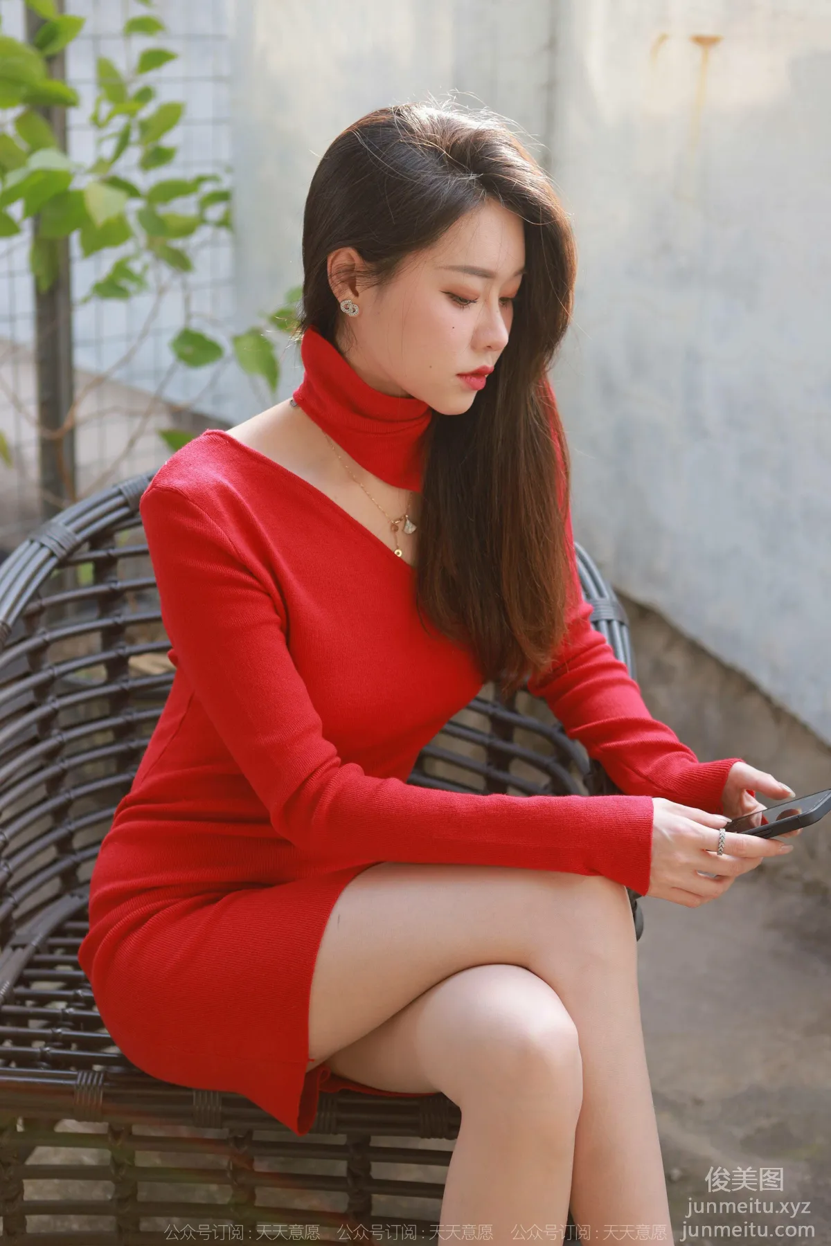 [IESS異思趣向] 2022.01.20 絲享家991：佳爺特輯《聖誕紅裙女神》[91P] 26