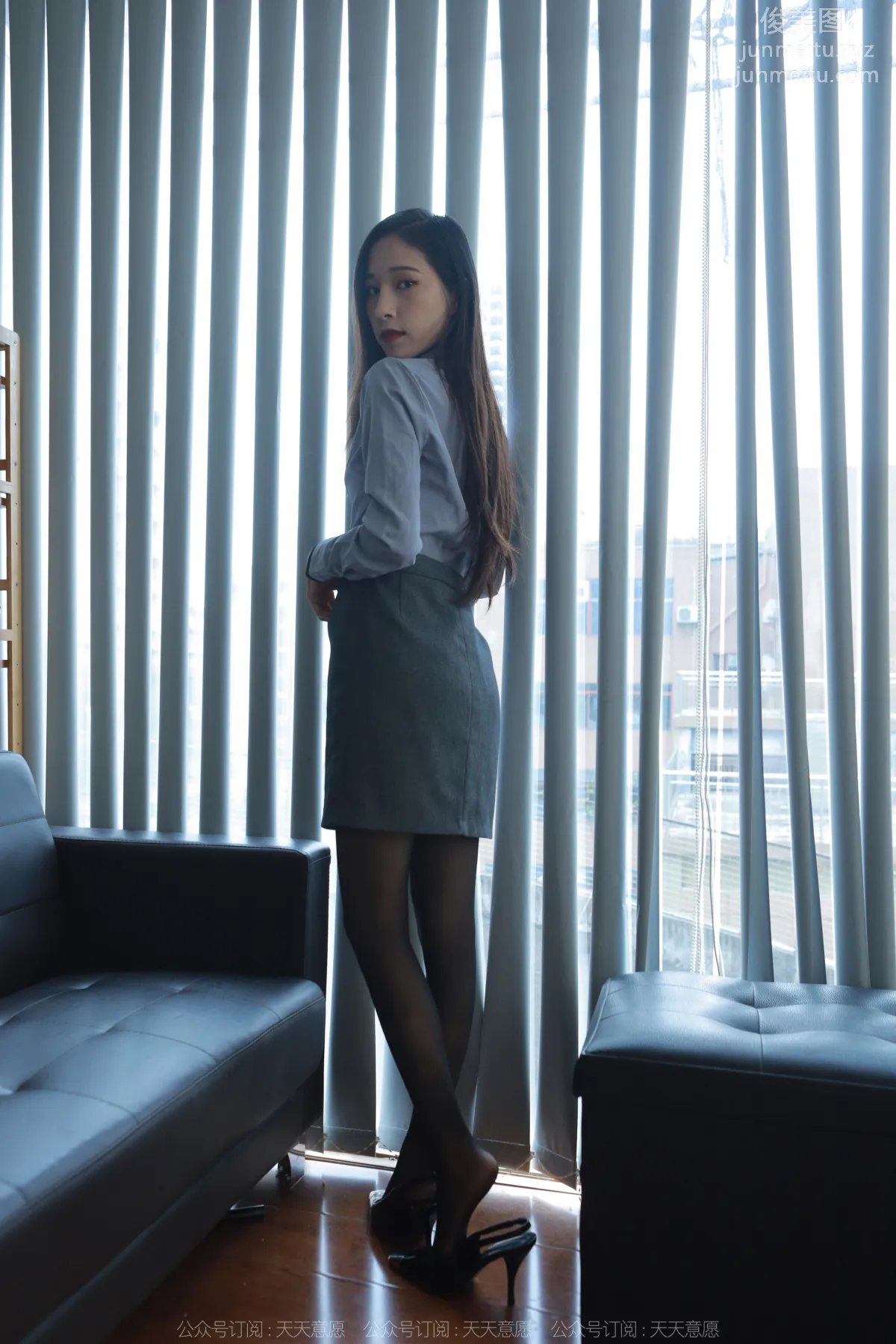 [IESS異思趣向] 2022.11.27 絲享家 1281 美子《嘿絲灰裙》[88P] 24