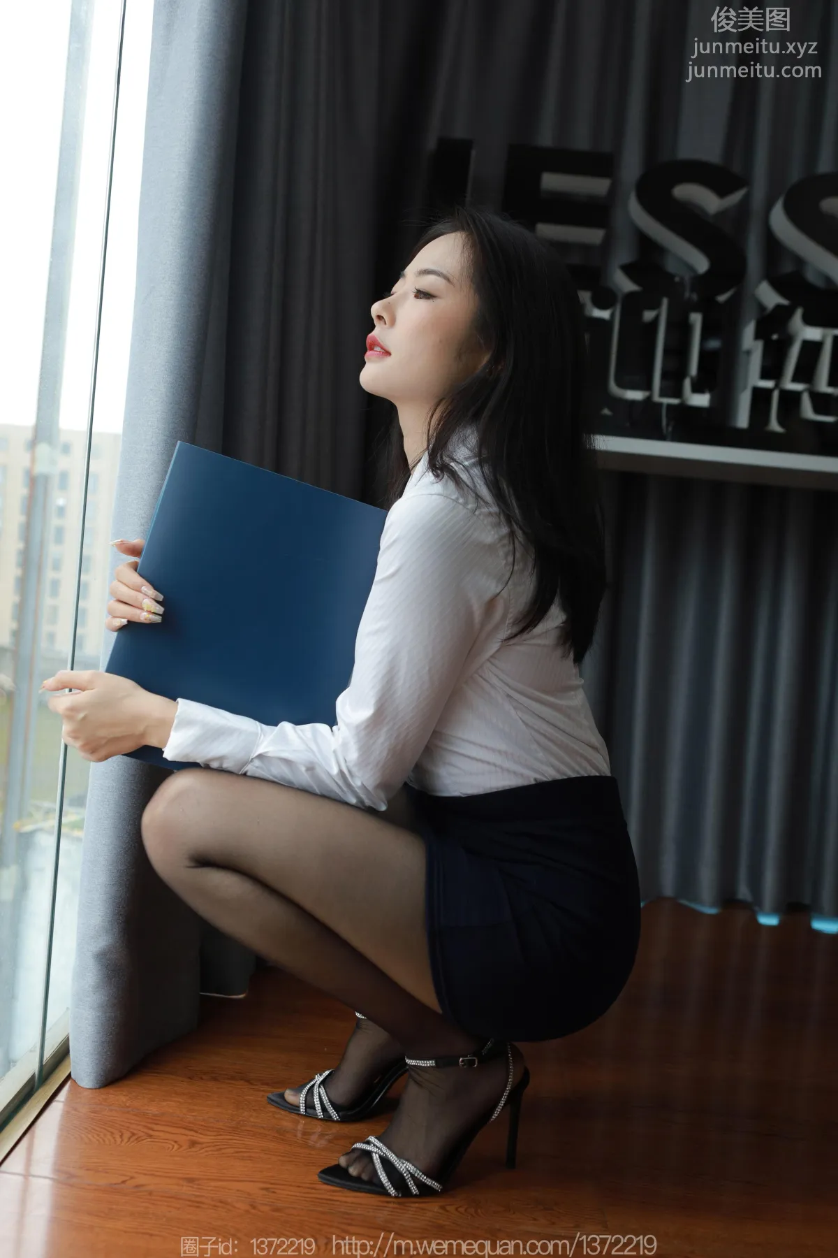 [IESS異思趣向] 2023.03.15 絲享家 1391 小金《落地窗制服》[88P] 14