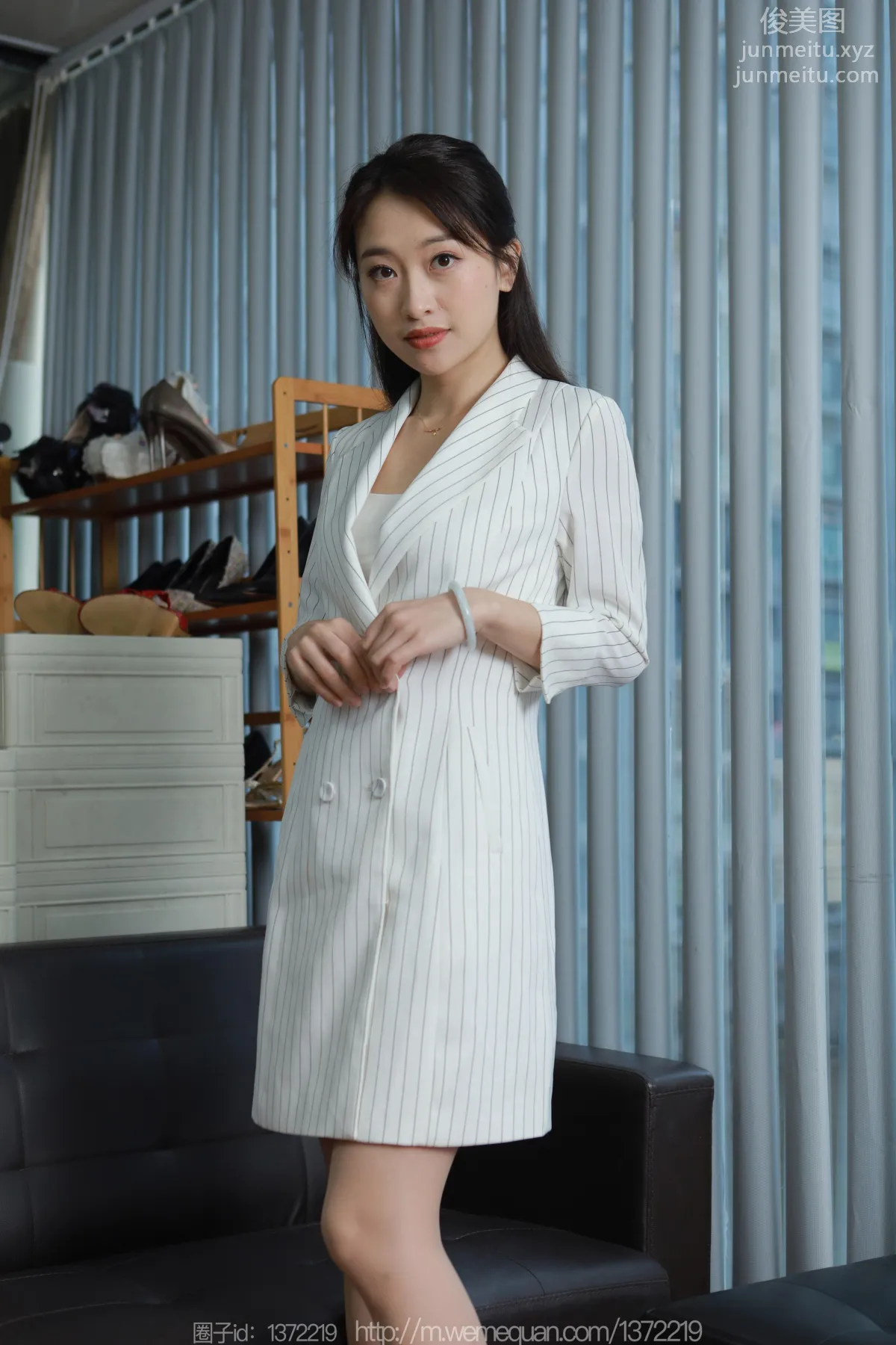 [IESS異思趣向] 2023.03.24 絲享家 1400 小婕《白色條紋外套》[88P] 32