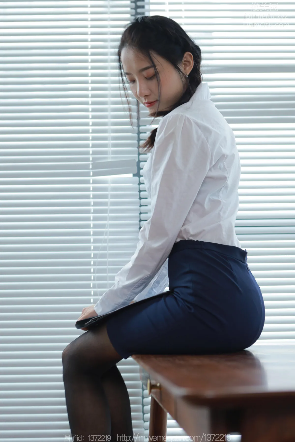 [IESS異思趣向] 2023.07.07 絲享家 1474 婉萍《藍裙OL》[86P] 12