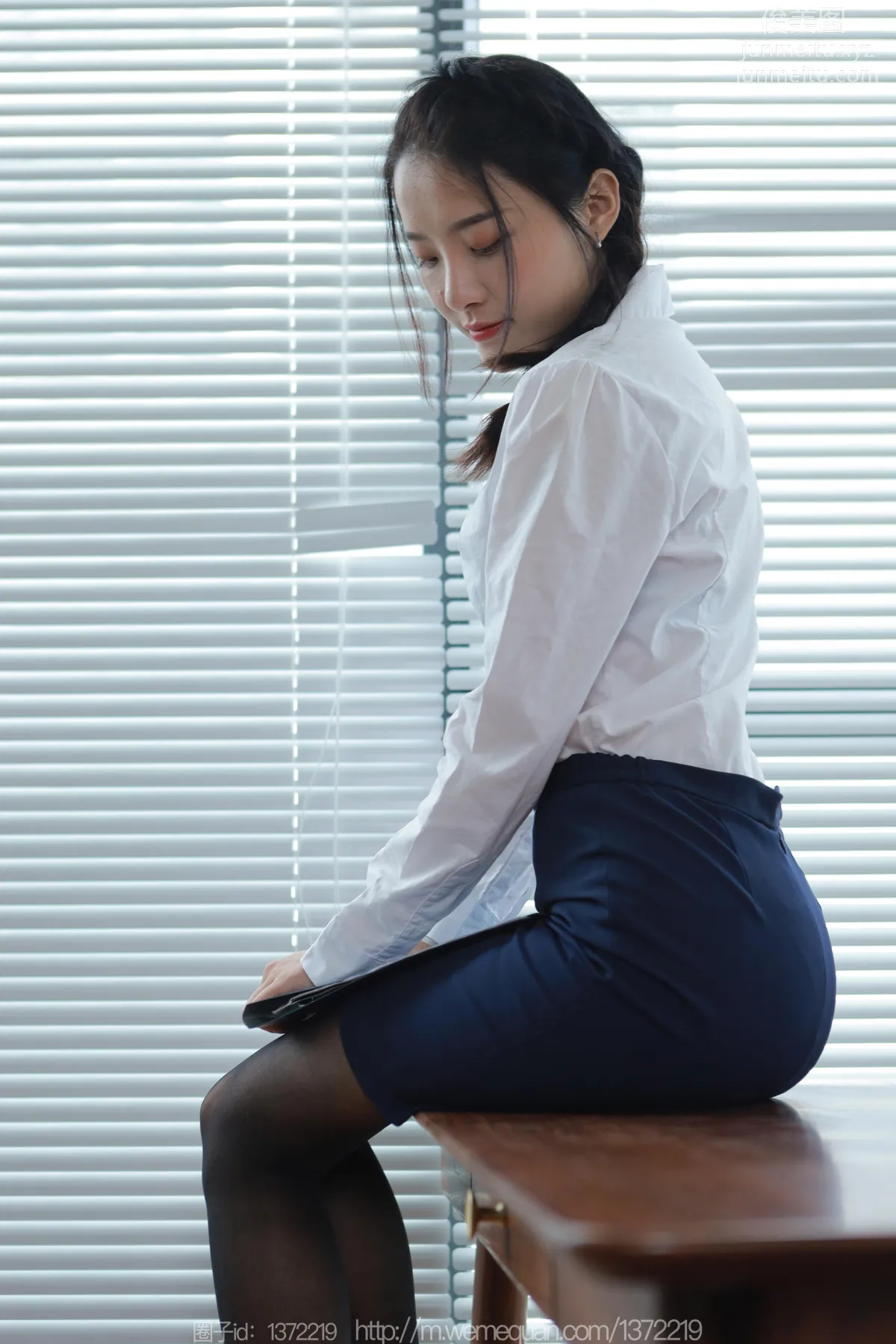 [IESS異思趣向] 2023.07.07 絲享家 1474 婉萍《藍裙OL》[86P] 21
