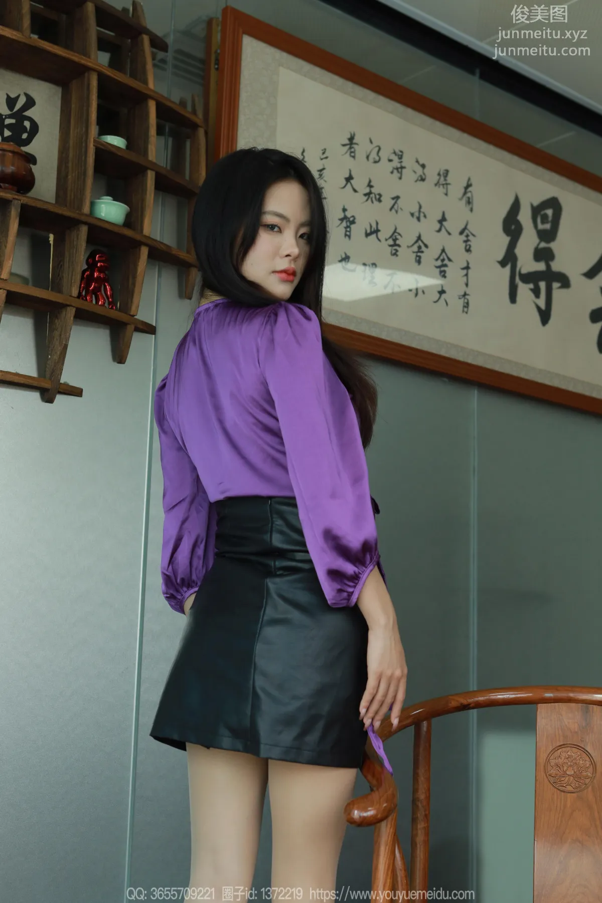 [IESS異思趣向] 2023.10.18 絲享家 1562 兔兔《紫色韻味》[78P] 47