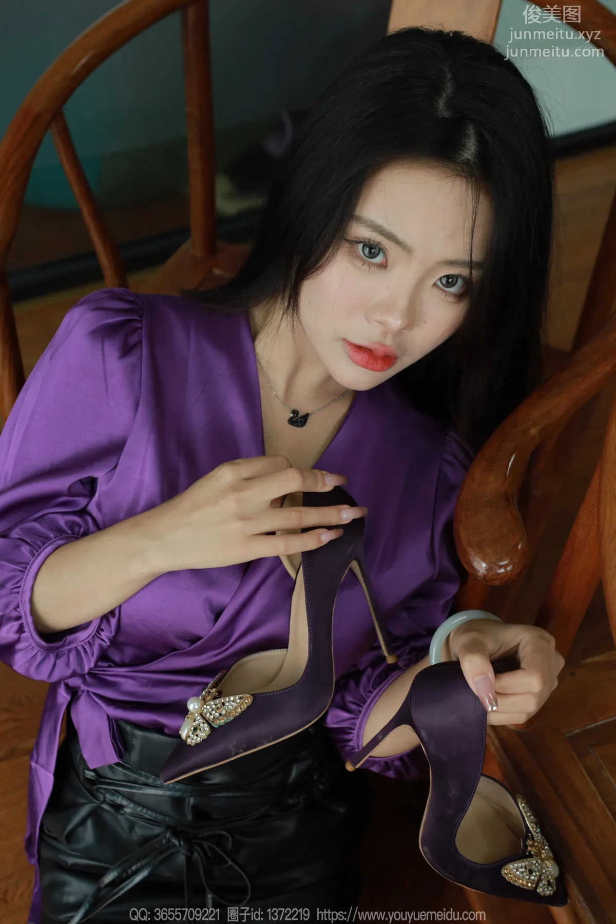 [IESS異思趣向] 2023.10.18 絲享家 1562 兔兔《紫色韻味》[78P] 69