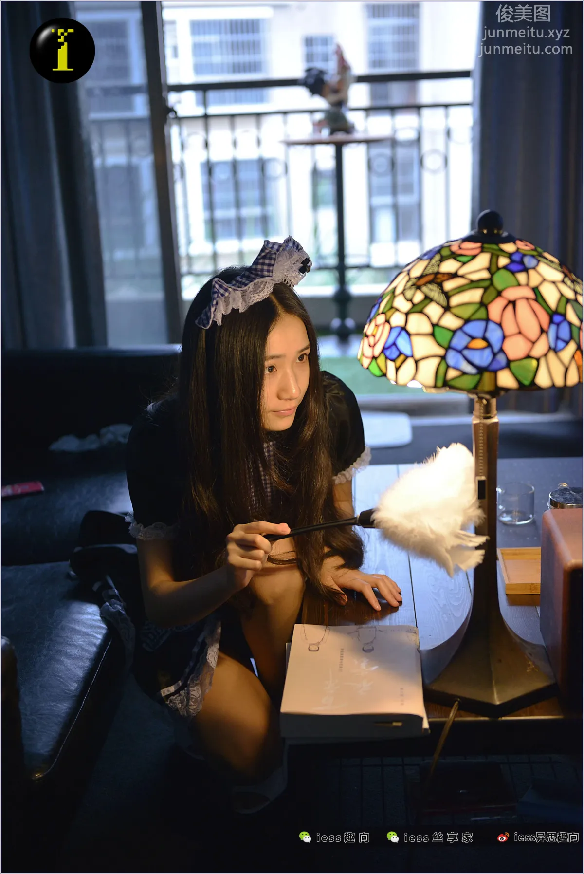 [IESS異思趣向] 普惠集 075 藝院幸子-台燈下的女仆 95