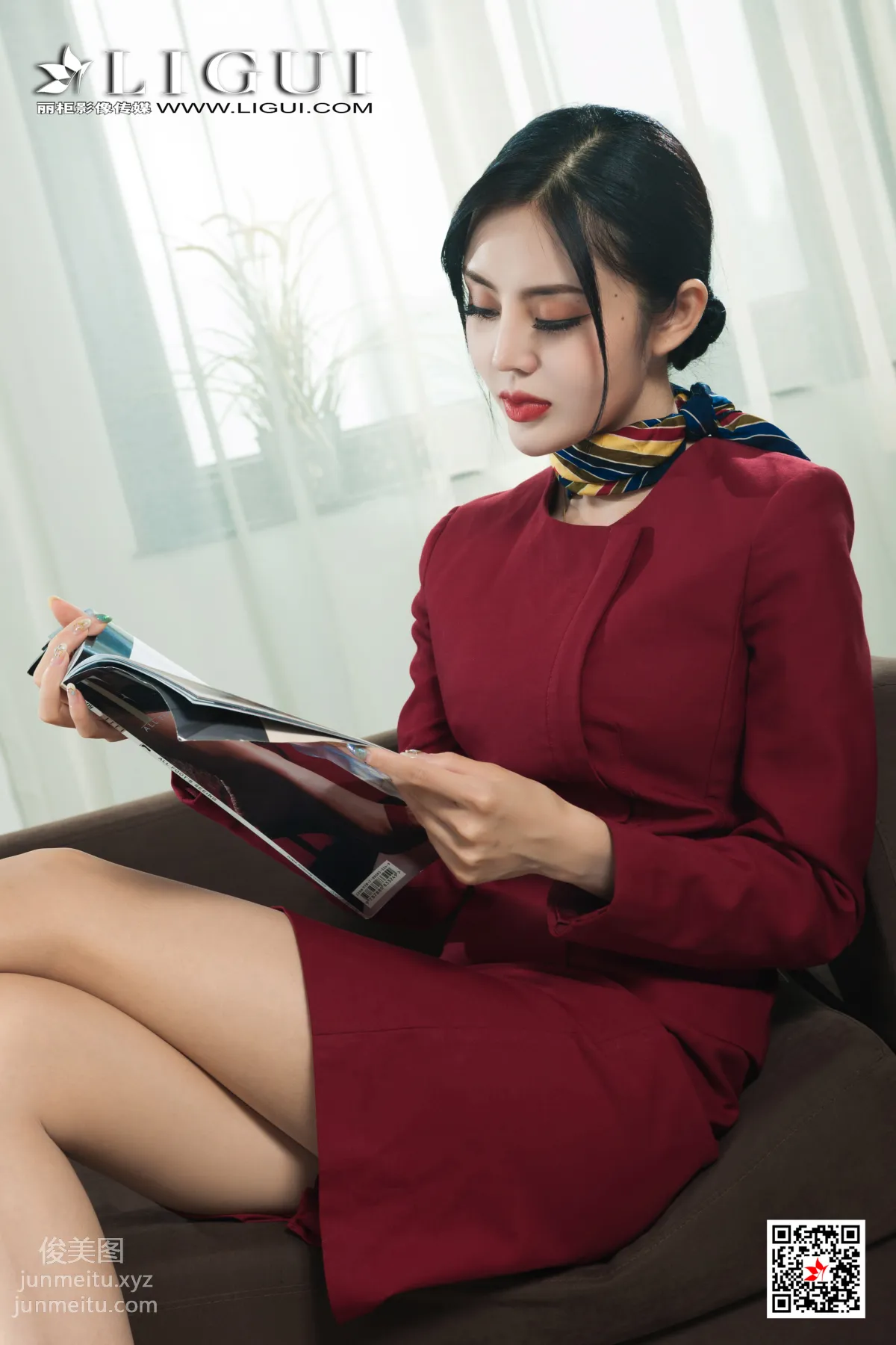 [Ligui麗櫃]2021.10.04 《空姐的誘惑》涼兒 21