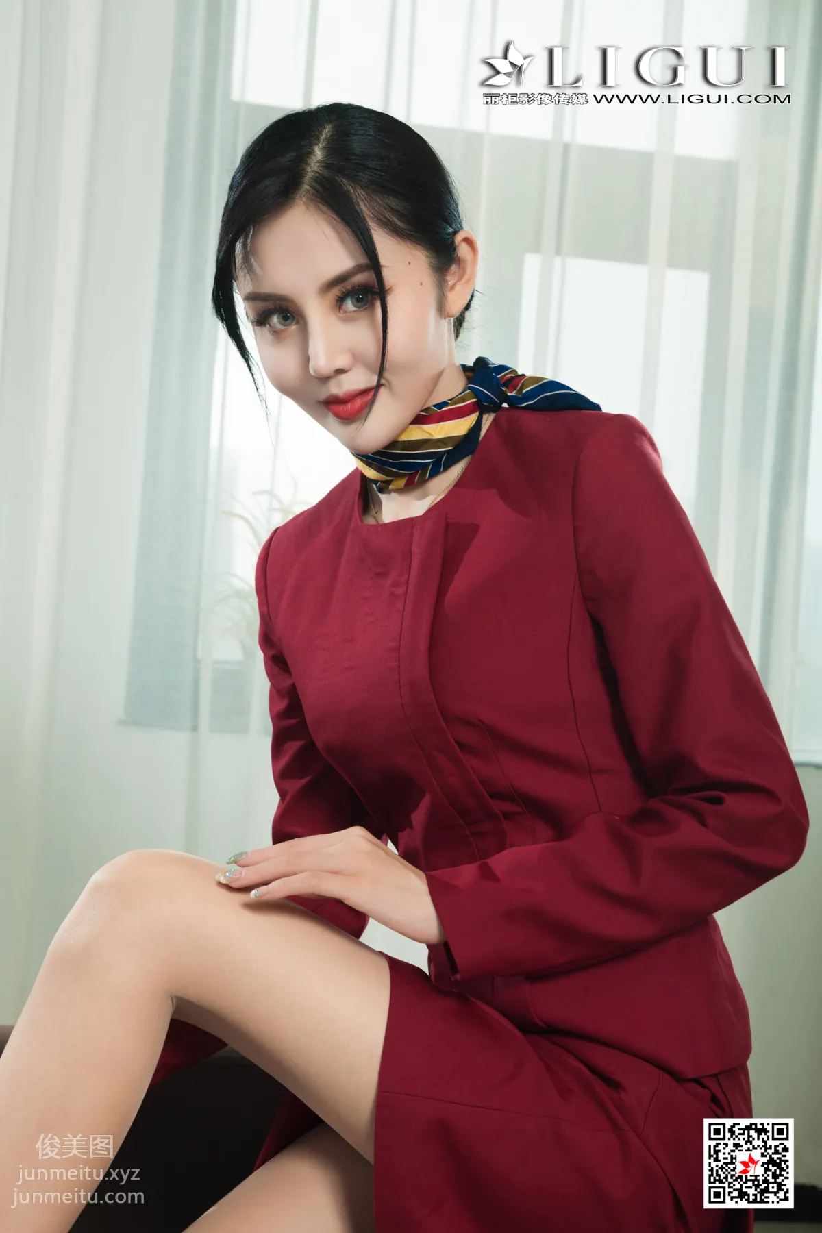 [Ligui麗櫃]2021.10.04 《空姐的誘惑》涼兒 48