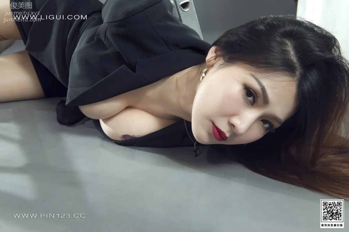 [Ligui麗櫃]2022.06.09《緊縛職女》文靜 33