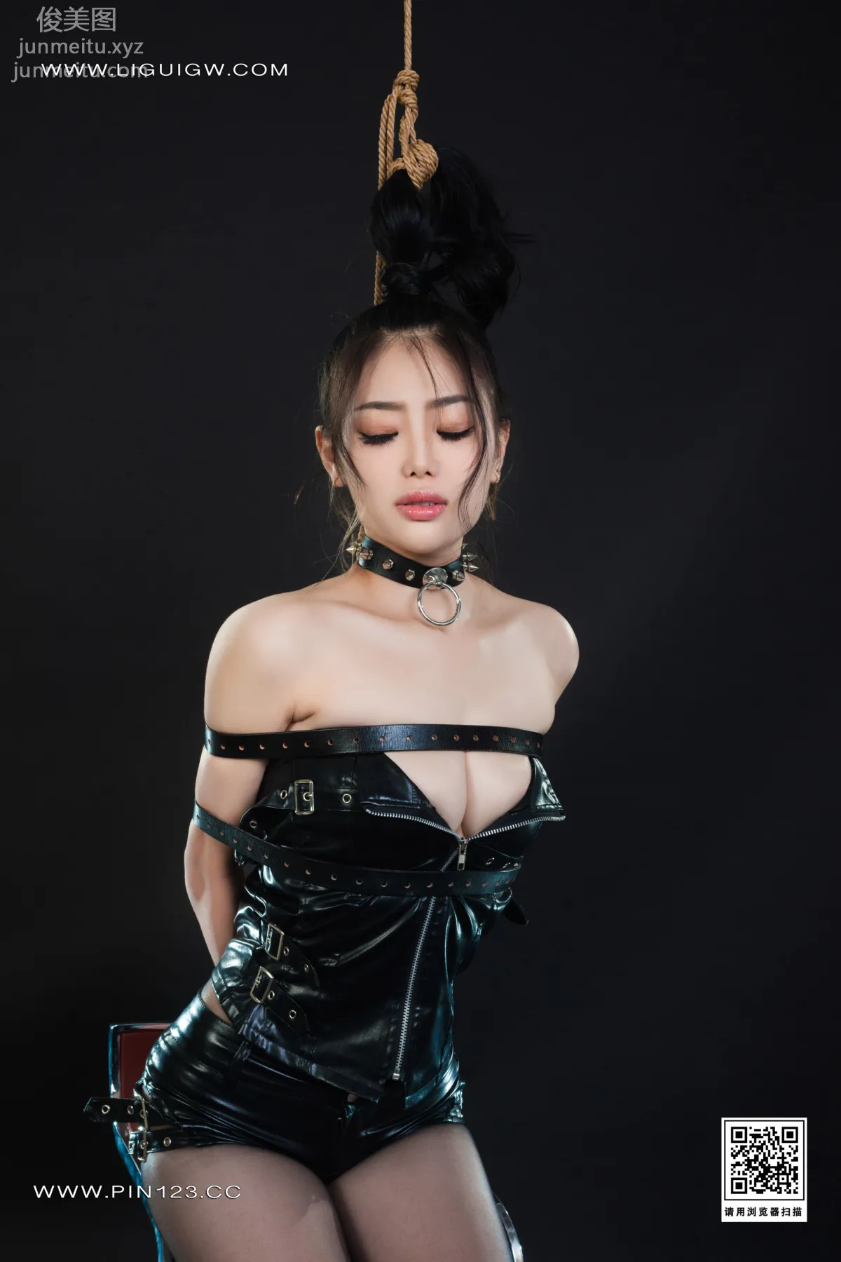 [Ligui麗櫃]2023.10.26 欲女皮縛 小智賢 19
