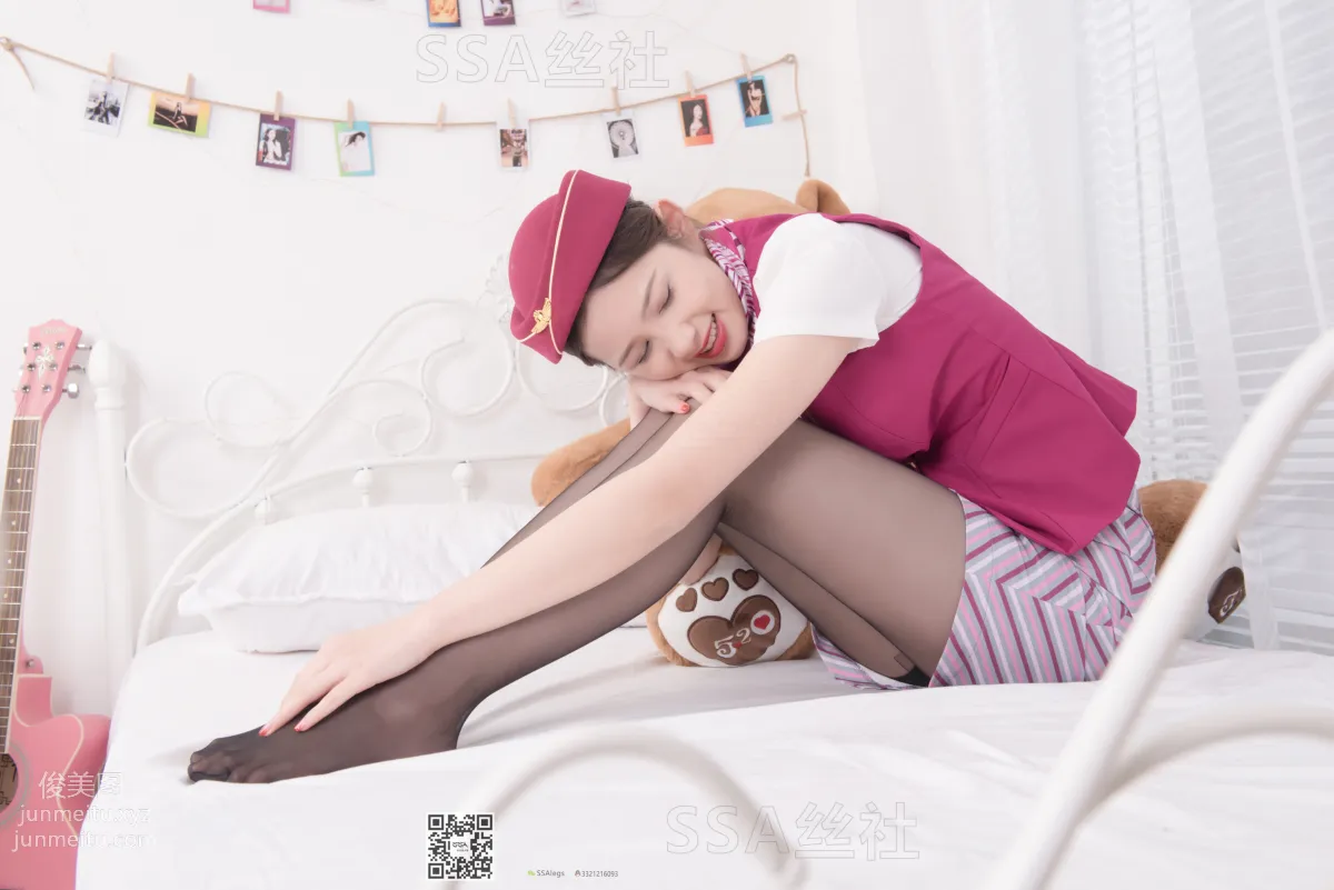 [SSA絲社]超清寫真 NO.093 雯雯 腿模雯雯的空姐制服show[153P] 80