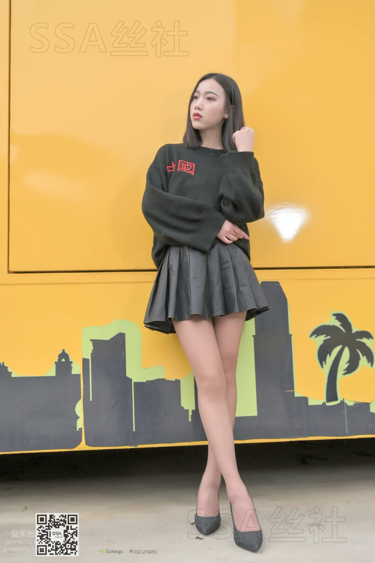 [SSA絲社]超清寫真 NO.095 大大 腿模大大街拍[133P] 3