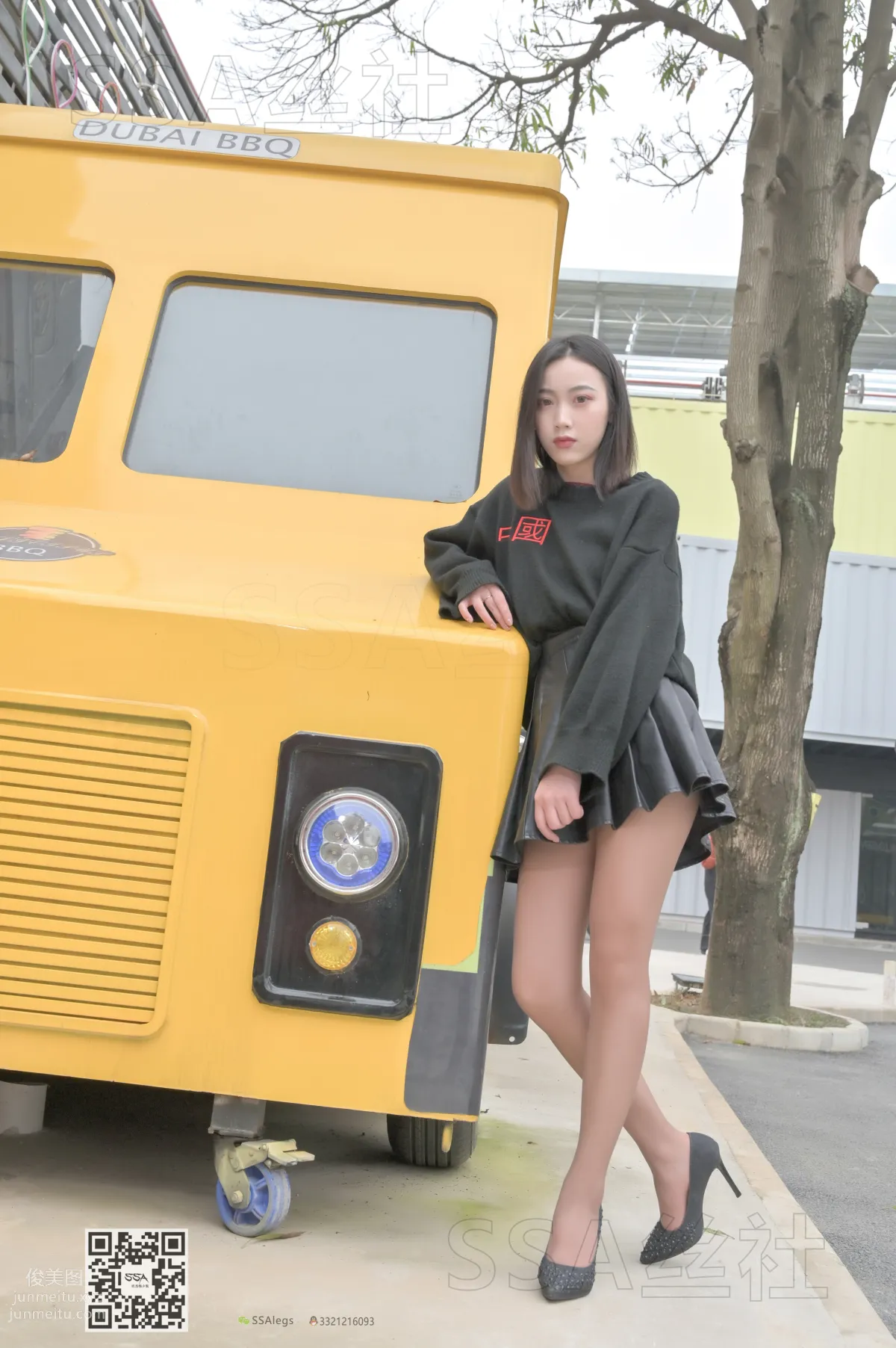 [SSA絲社]超清寫真 NO.095 大大 腿模大大街拍[133P] 7