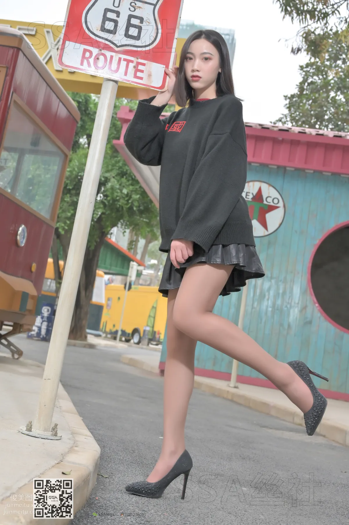 [SSA絲社]超清寫真 NO.095 大大 腿模大大街拍[133P] 93