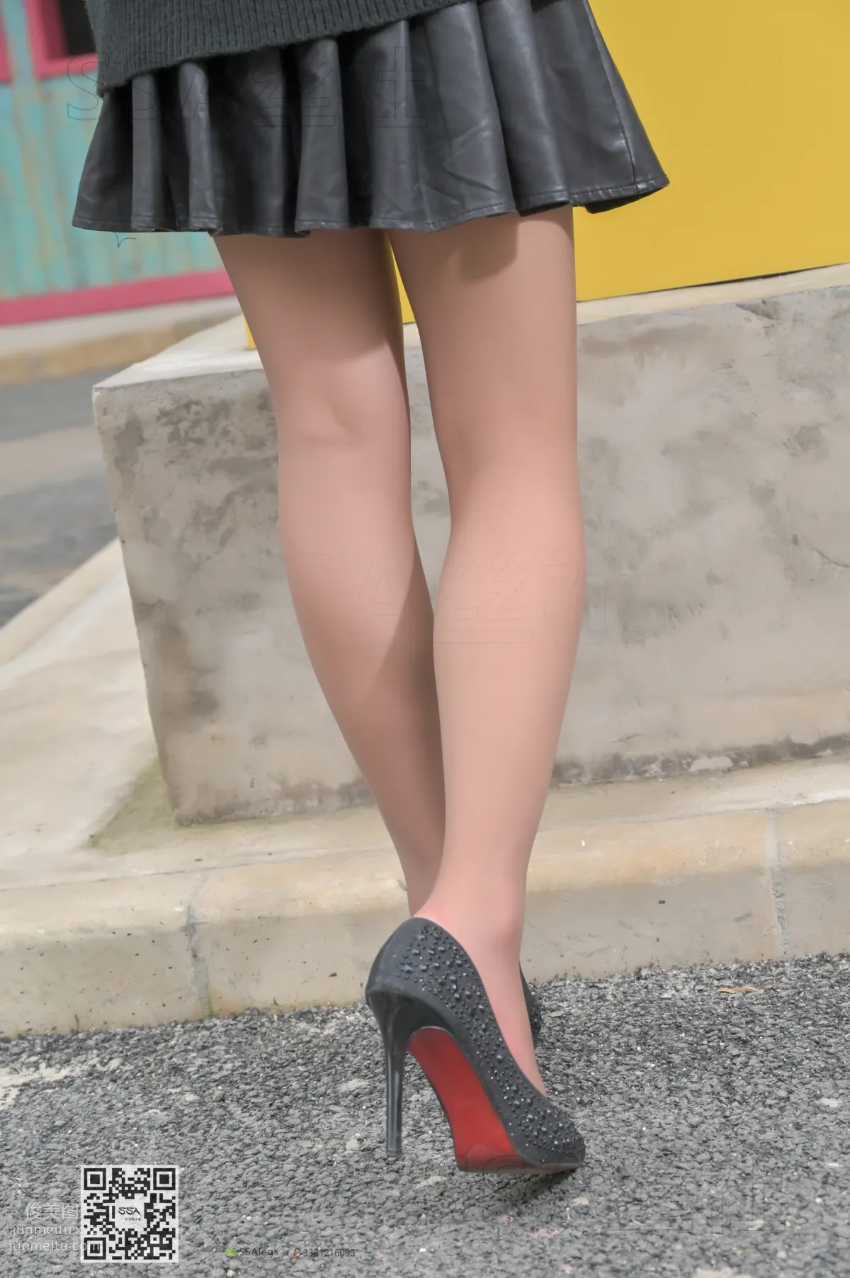 [SSA絲社]超清寫真 NO.095 大大 腿模大大街拍[133P] 107