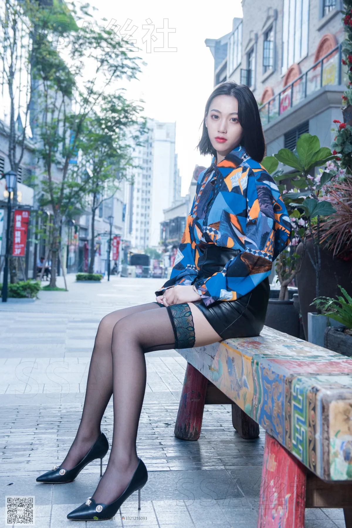 [SSA絲社]超清寫真 NO.051 大大 街邊盛開的孔雀翎[107P] 44