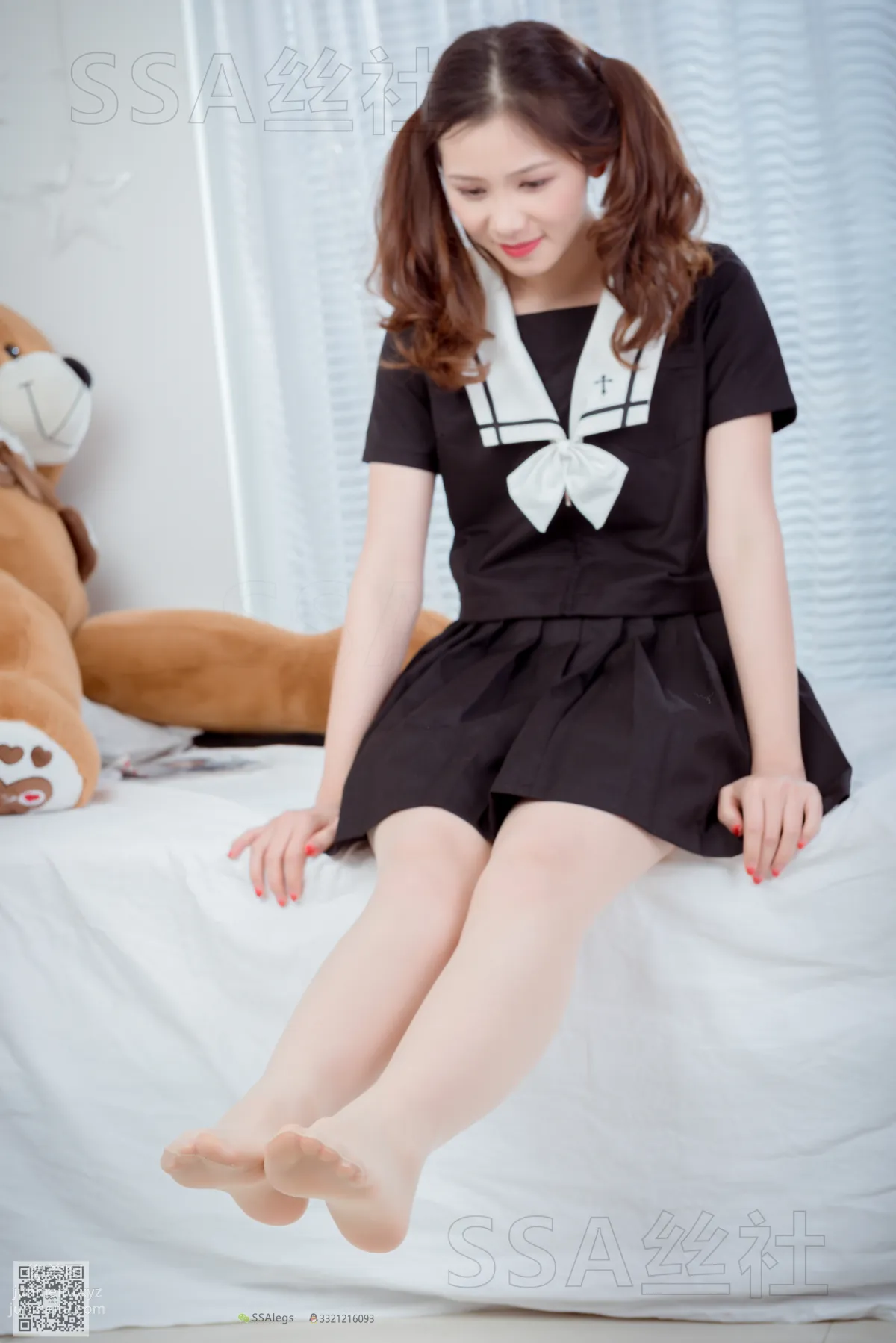 [SSA絲社]超清寫真 NO.079 雯雯 笑容治愈系小姐姐JK制服[132P] 128