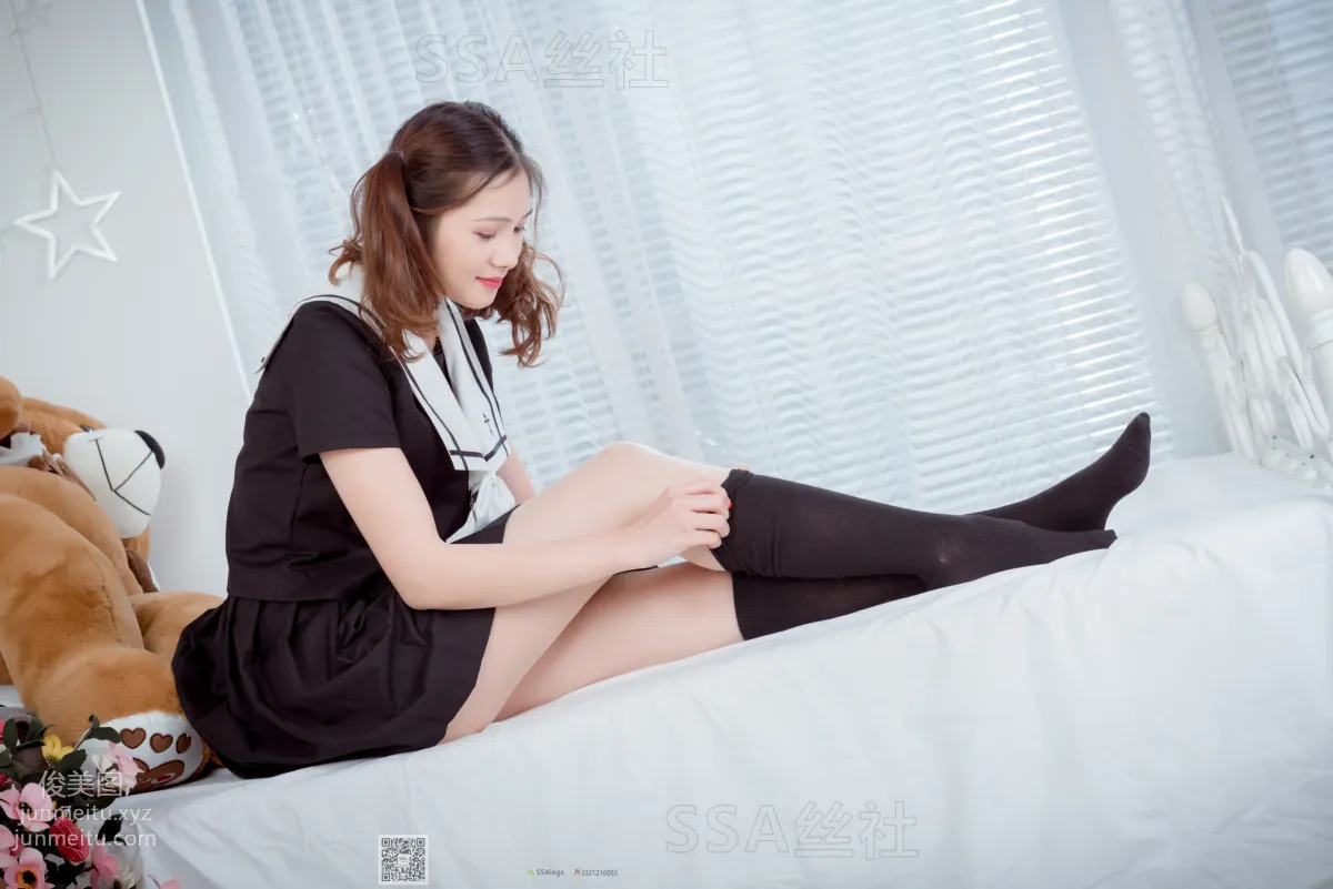 [SSA絲社]超清寫真 NO.079 雯雯 笑容治愈系小姐姐JK制服[132P] 81