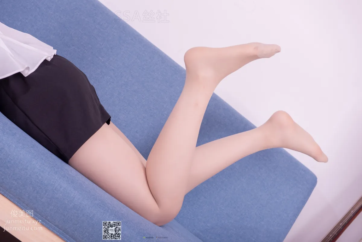 [SSA絲社]超清寫真 NO.129 文娟 青春美少女肉絲美腿[150P] 110