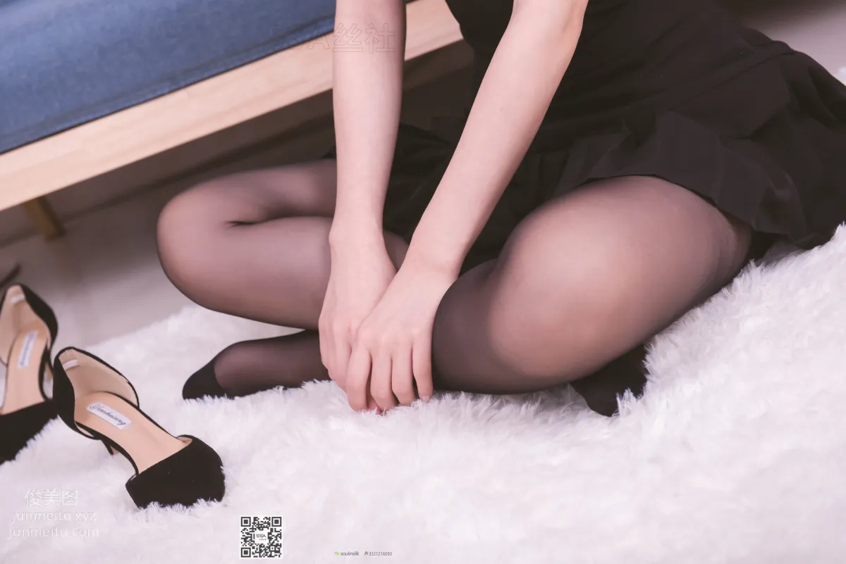 [SSA絲社]超清寫真 NO.122 文娟 無法抵擋的黑色腳尖加固絲襪[129P] 84
