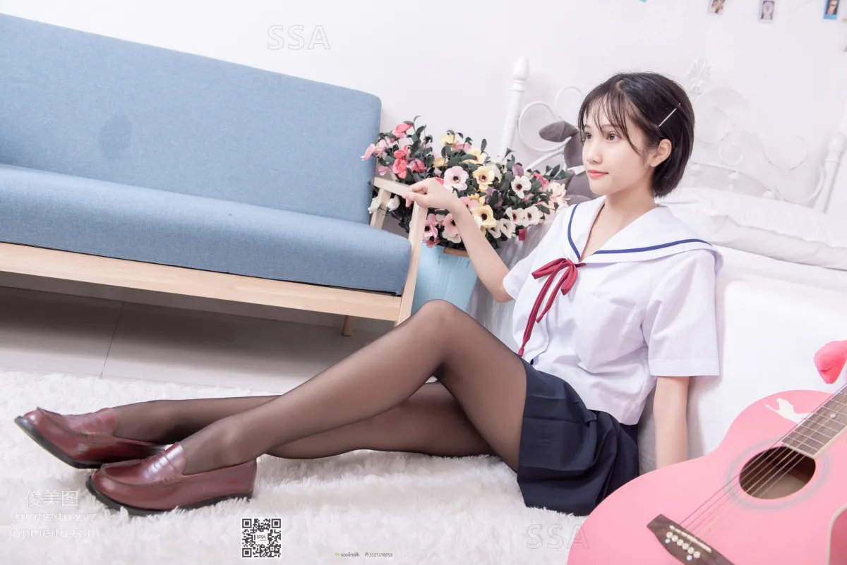 [SSA絲社]超清寫真 No.169 小佩 JK制服黑絲[148P] 14