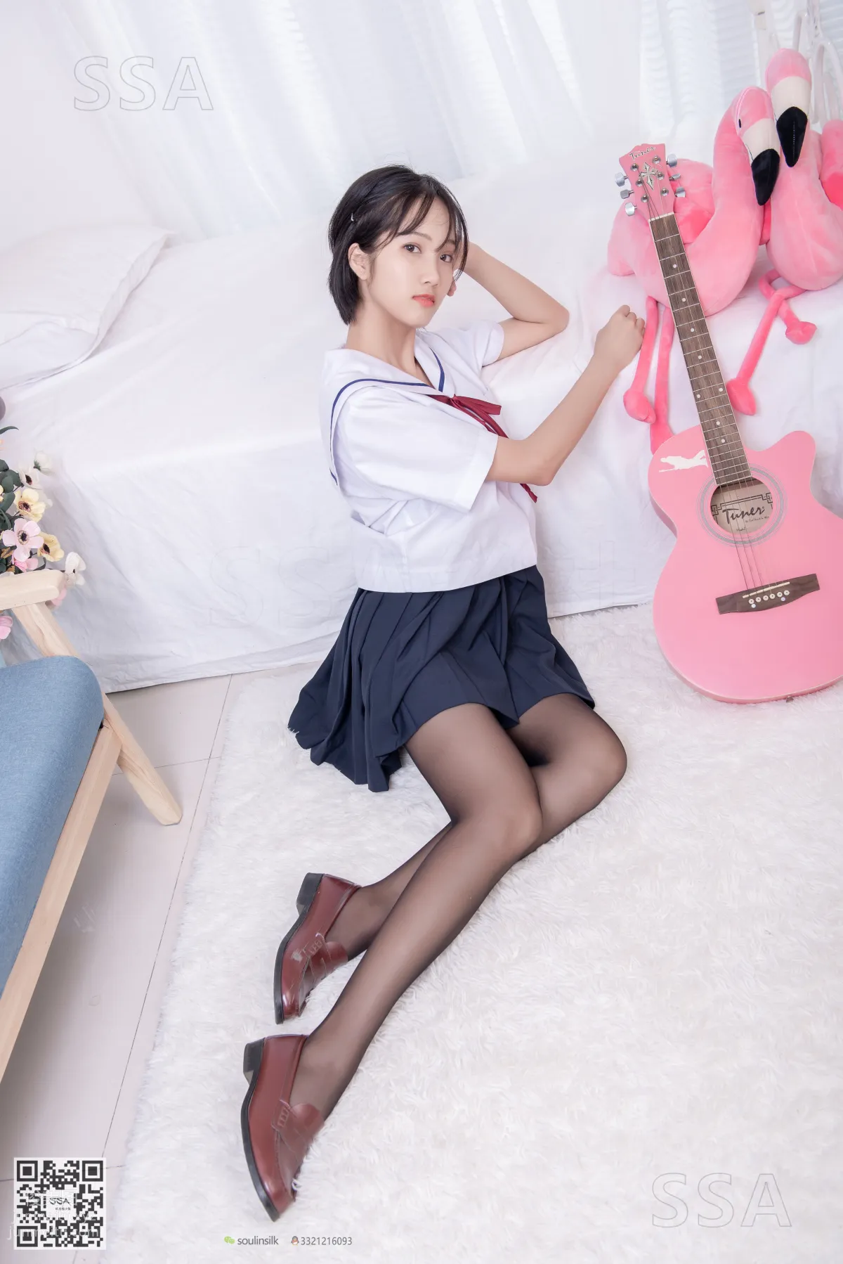 [SSA絲社]超清寫真 No.169 小佩 JK制服黑絲[148P] 18