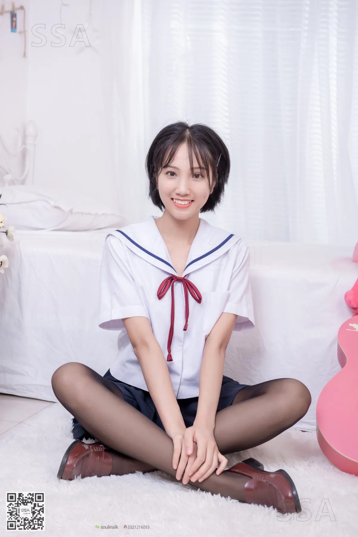 [SSA絲社]超清寫真 No.169 小佩 JK制服黑絲[148P] 22
