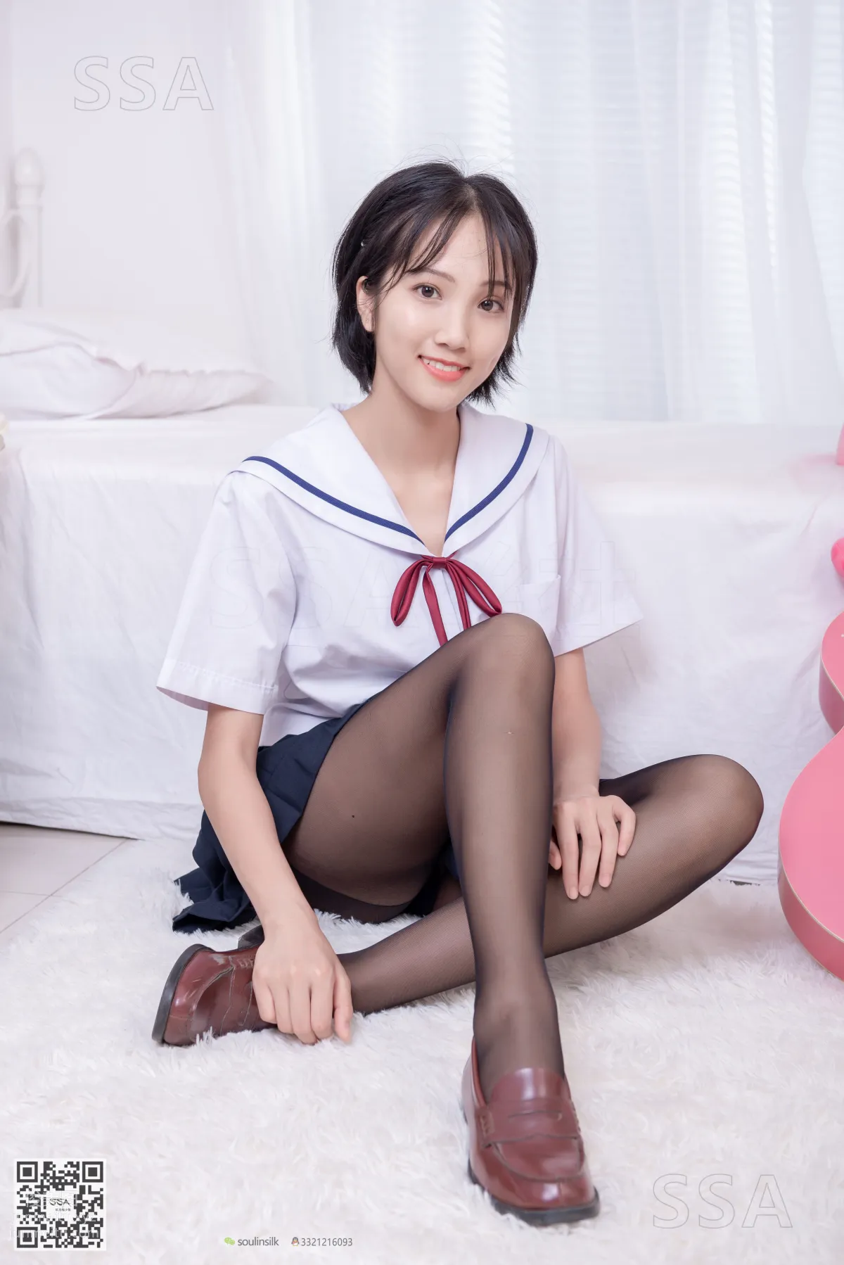 [SSA絲社]超清寫真 No.169 小佩 JK制服黑絲[148P] 23
