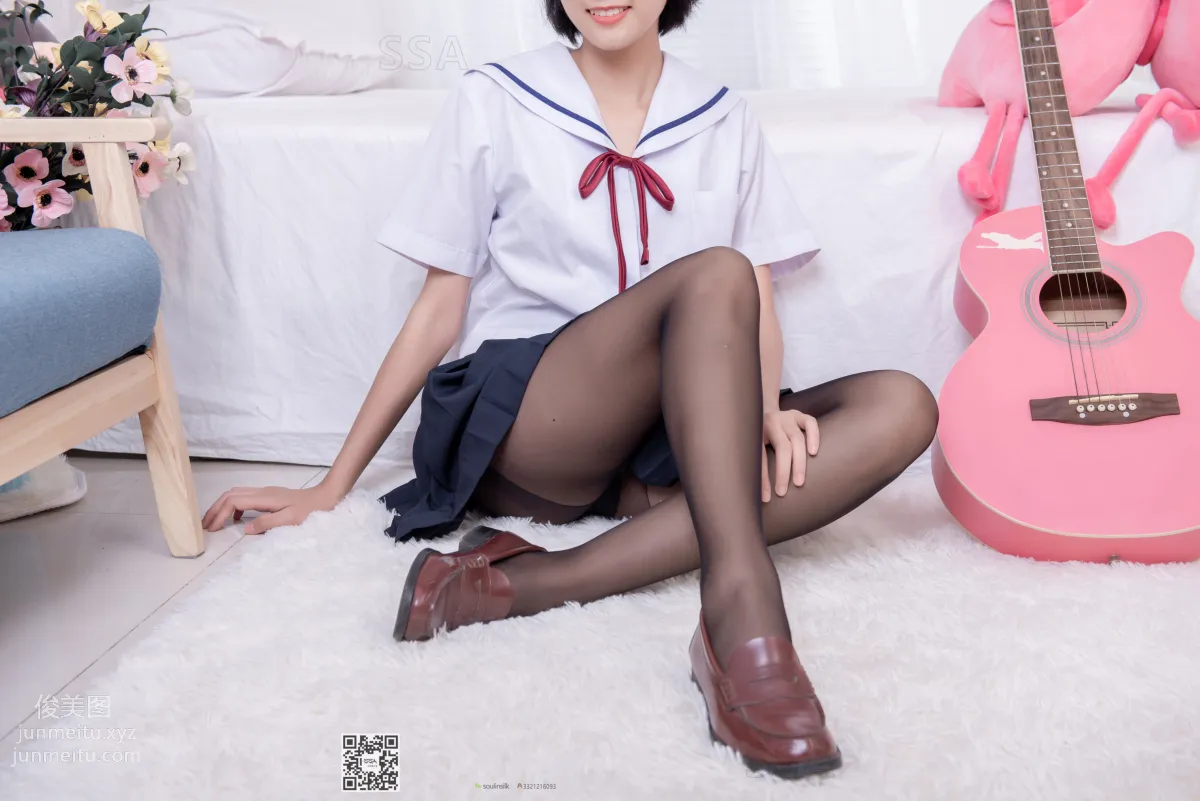 [SSA絲社]超清寫真 No.169 小佩 JK制服黑絲[148P] 25