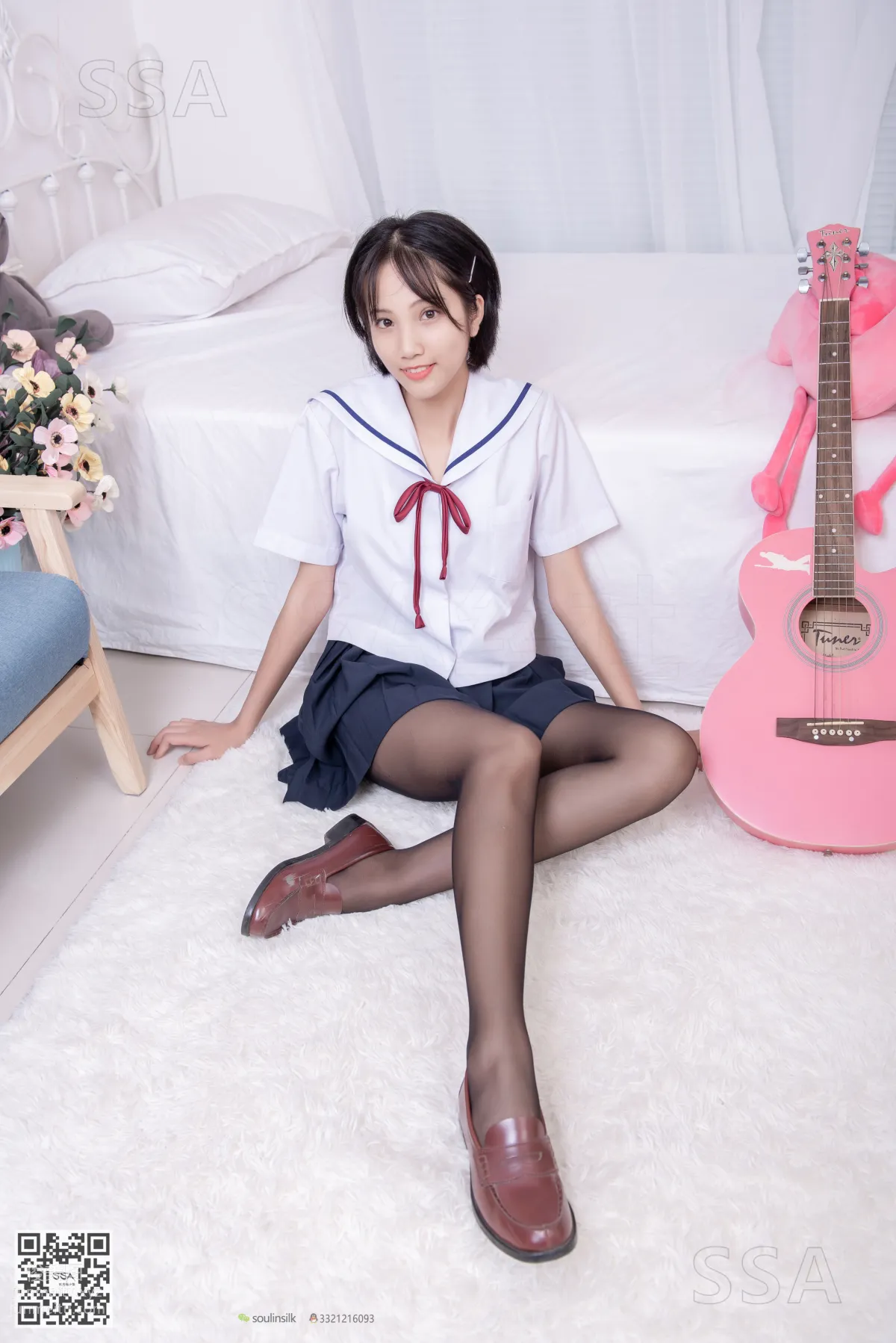 [SSA絲社]超清寫真 No.169 小佩 JK制服黑絲[148P] 27