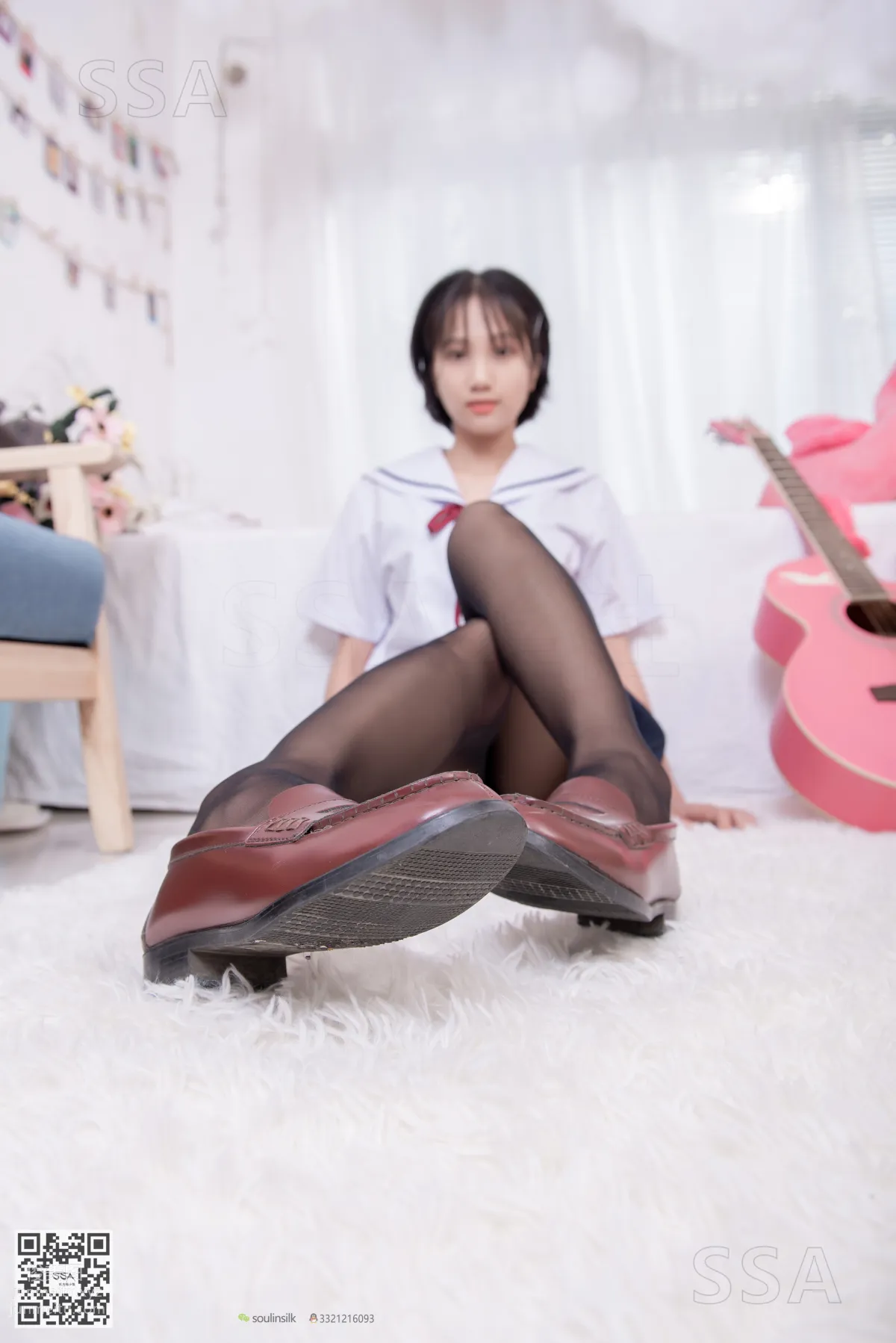 [SSA絲社]超清寫真 No.169 小佩 JK制服黑絲[148P] 41