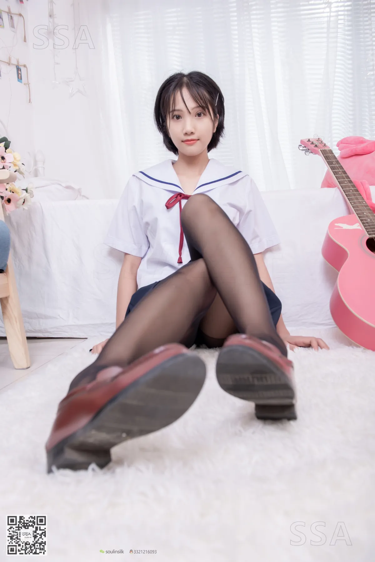 [SSA絲社]超清寫真 No.169 小佩 JK制服黑絲[148P] 42