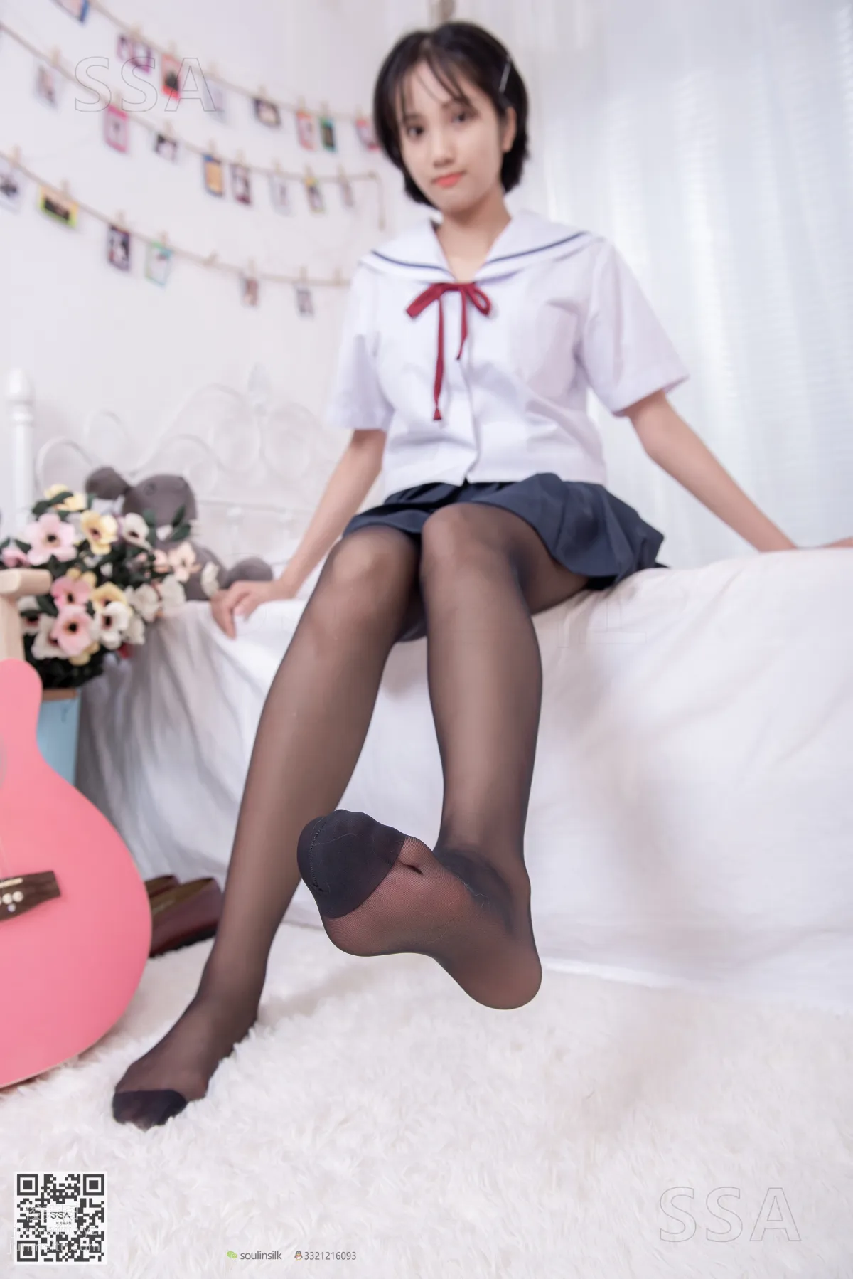 [SSA絲社]超清寫真 No.169 小佩 JK制服黑絲[148P] 113
