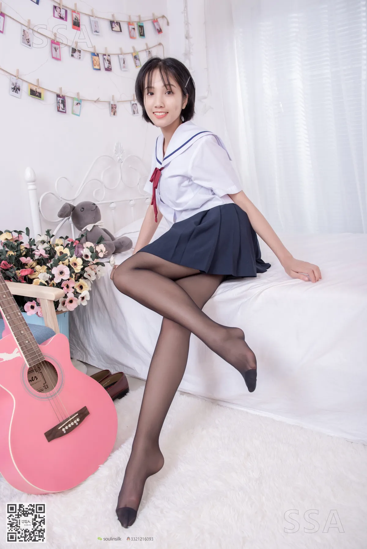 [SSA絲社]超清寫真 No.169 小佩 JK制服黑絲[148P] 116