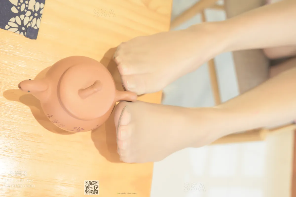 [SSA絲社]超清寫真 NO.182 雪梨 茶藝室古典旗袍肉絲穿搭示範[139P] 64