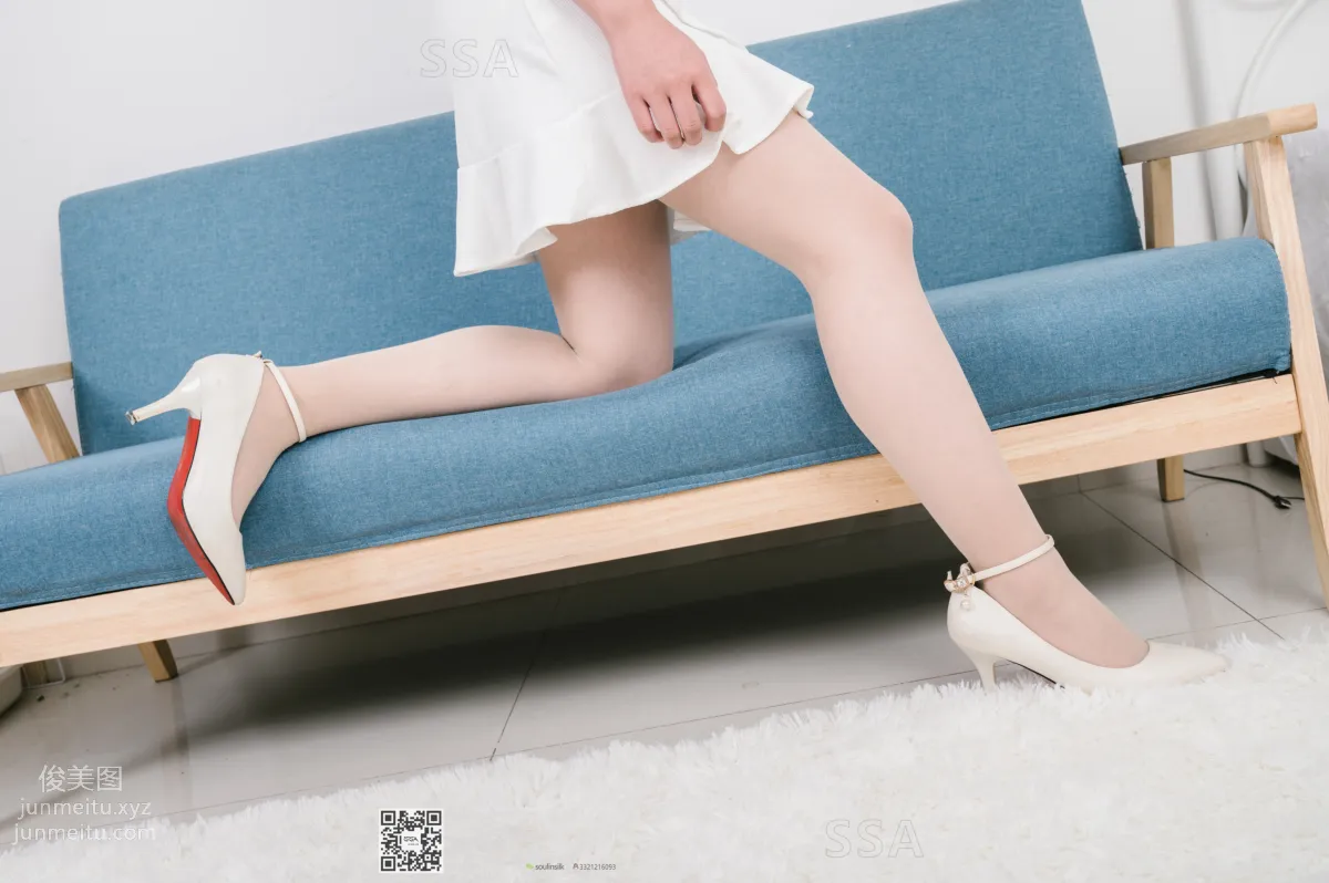 [SSA絲社]超清寫真 NO.155 阿花 白色連衣裙穿搭示範[122P] 14