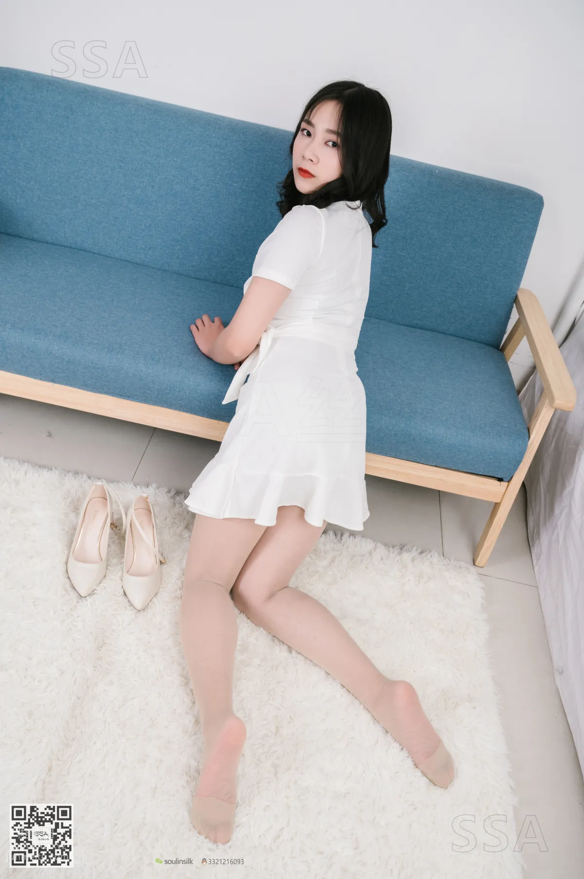 [SSA絲社]超清寫真 NO.155 阿花 白色連衣裙穿搭示範[122P] 60