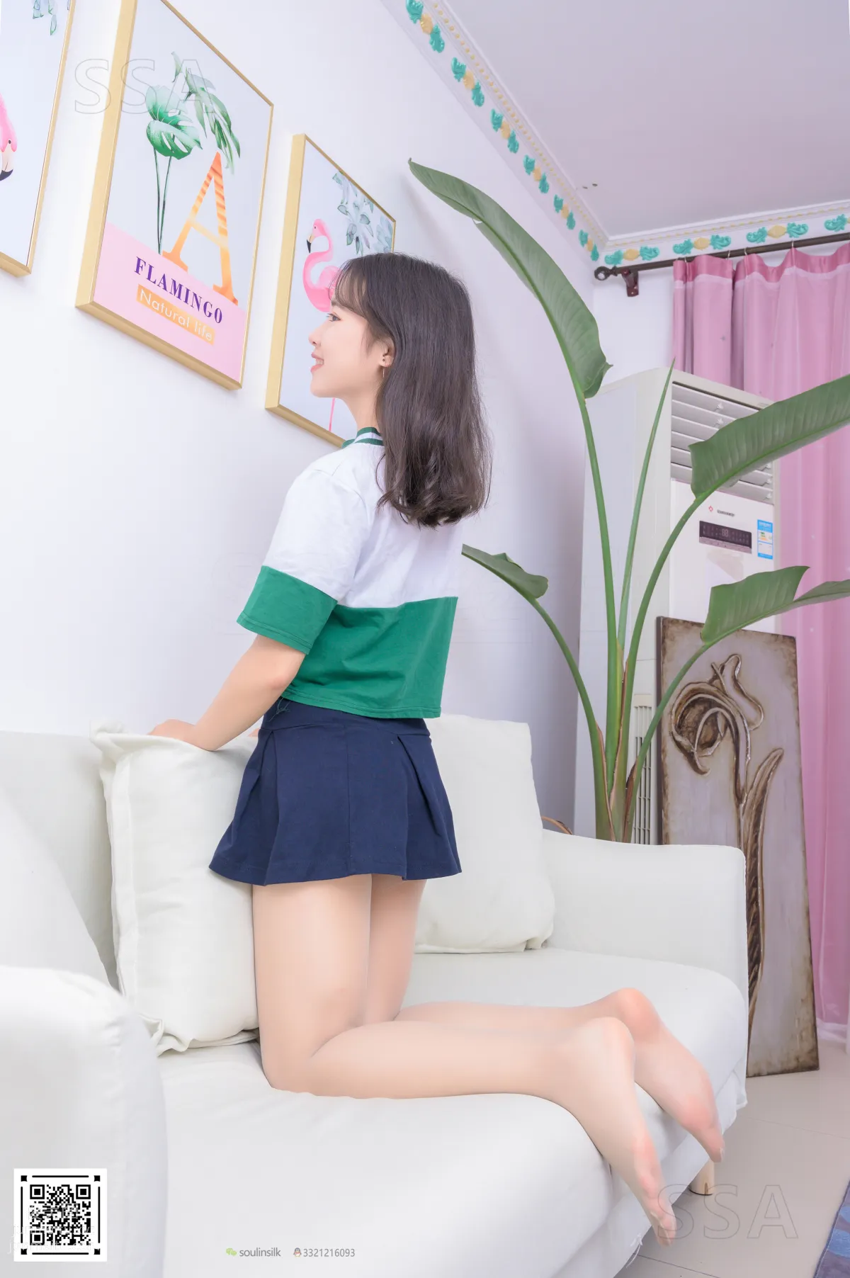 [SSA絲社]超清寫真 NO.215 小夏 齊臀短裙（上）[99P] 90
