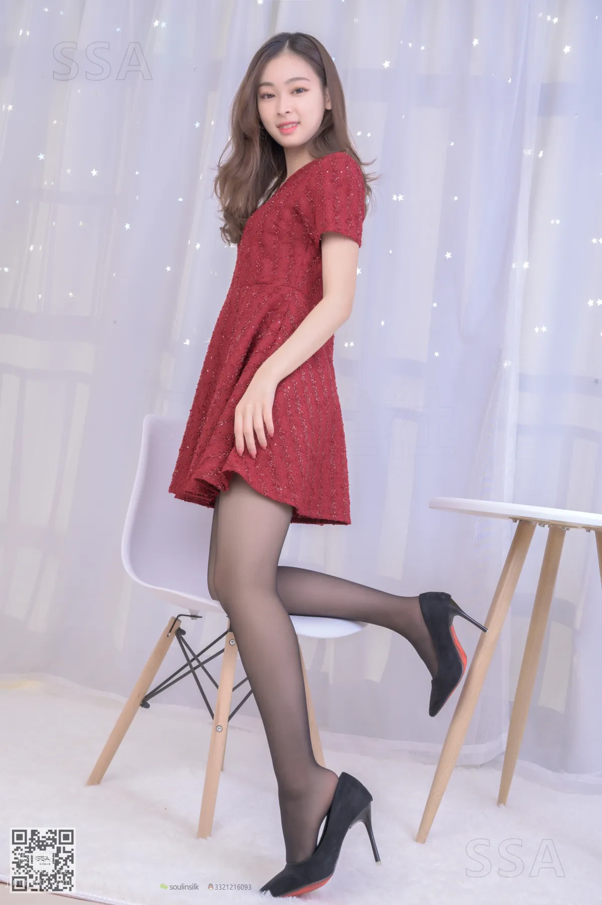[SSA絲社]超清寫真 NO.242 可愛文娟的小紅裙[128P] 37