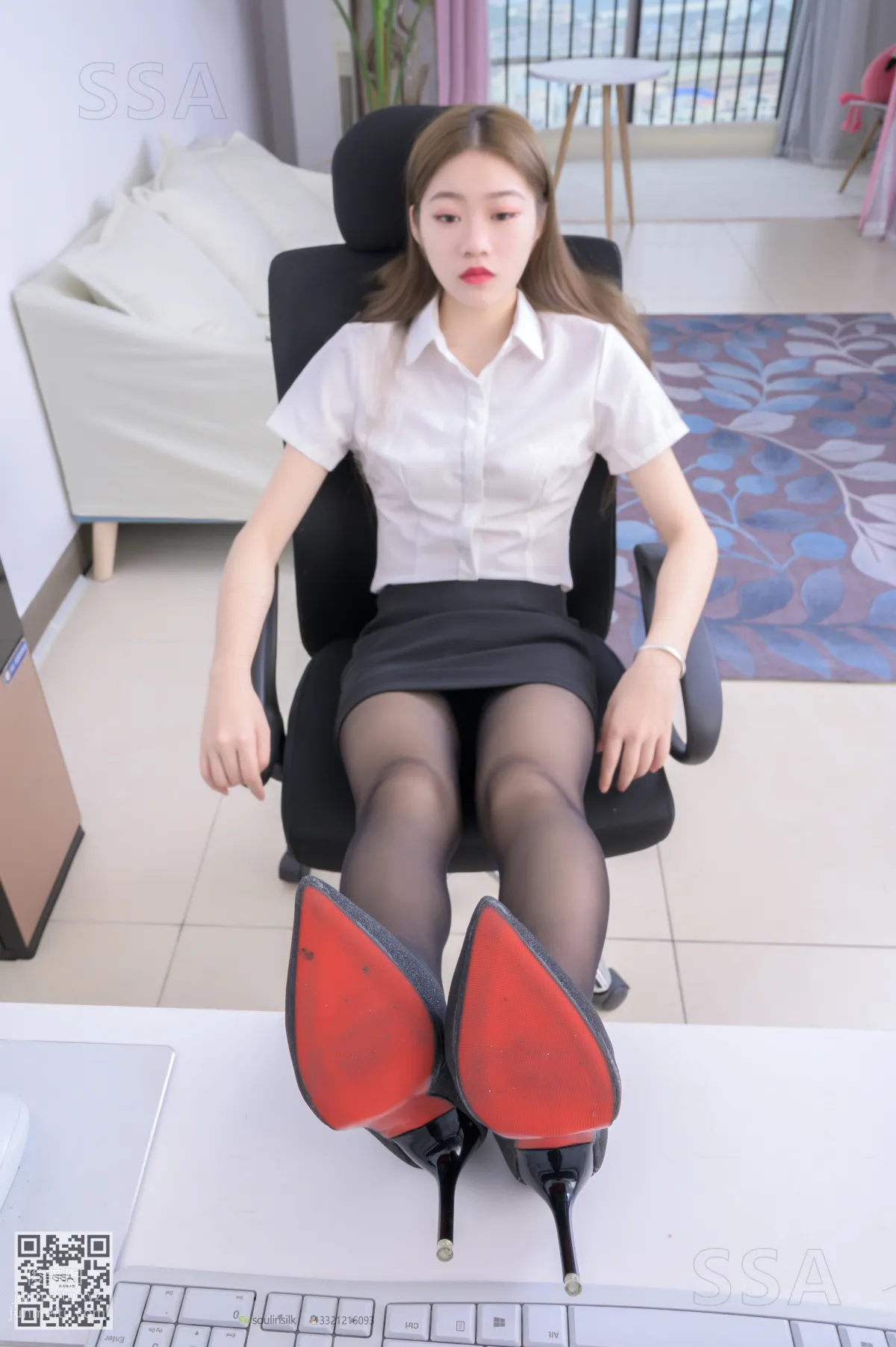 [SSA絲社]超清寫真 NO.232 小九今天的值班前台[146P] 39